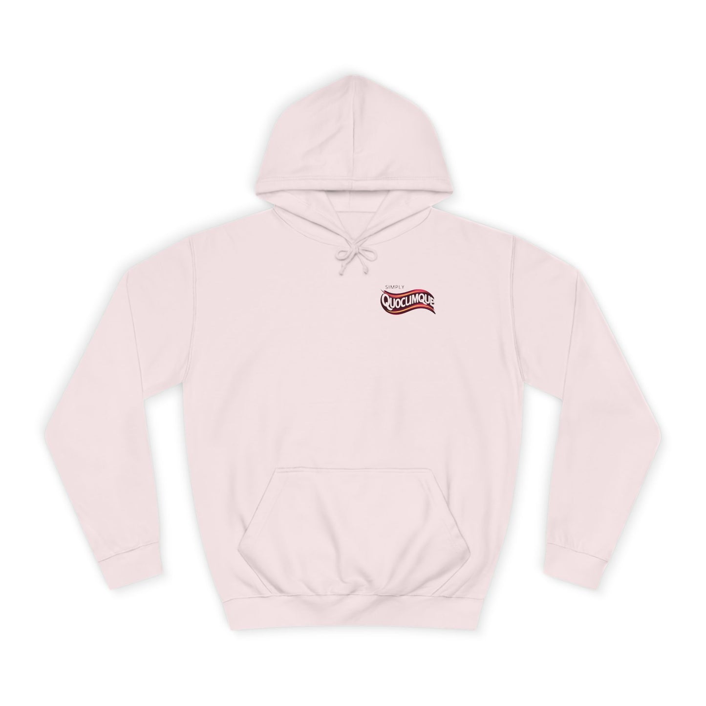 Sweat à Capuche pour Adulte QUOCUMQUE,  Hoodie, Unisexe, élégance, sobriété, La Marque du Défi, Homme, Femme