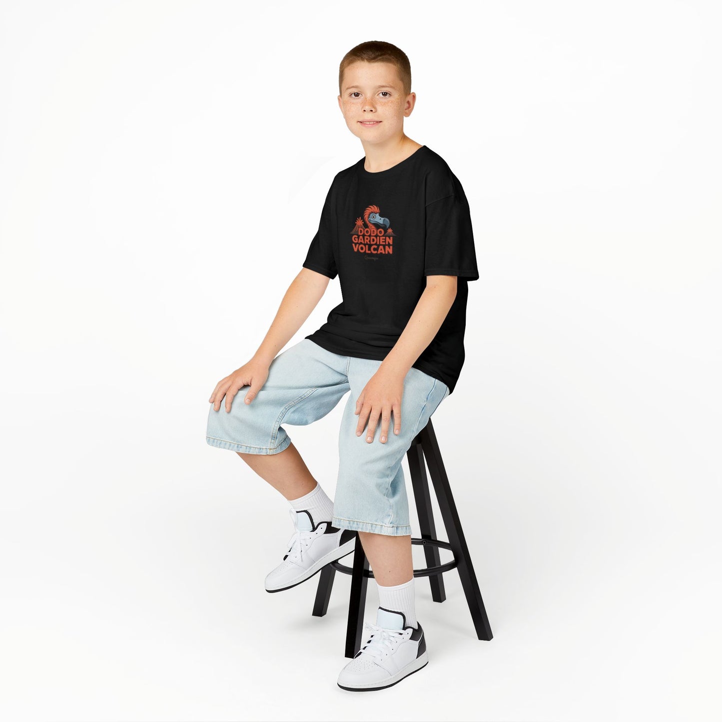 Copy of T-shirt "Gardien Volcan", Pour Marmailles, Douceur Coton, Pour les enfants de 5-6 ans( Taille XS), Pour les 7-8 ans( taille S), Pour les 9-10 ans( taille M), Pour les 11-12 ans( taille L), Pour les 13-14 ans( taille XLS)