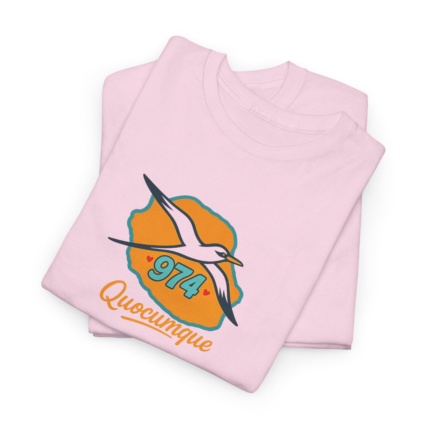 T-shirt " Paille En Queue 974", Destination île de La Réunion, Confort Coton, Sobre, Elégant, Souvenir Unique, Cadeau, Unisexe, Esprit Voyageur