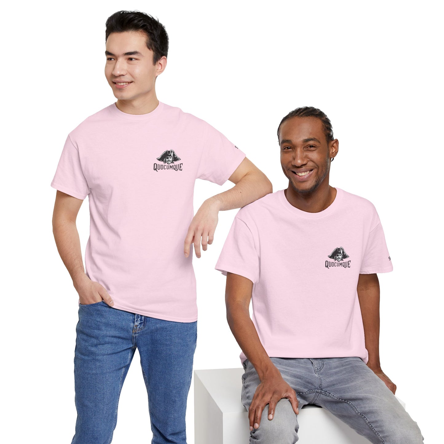 T-shirt Quocumque  "Pirate ", La Réunion, Confort Coton, Sobre, Elégant, Unique, Cadeau, Unisexe, Esprit Voyageur, pour adulte, Homme, Femme