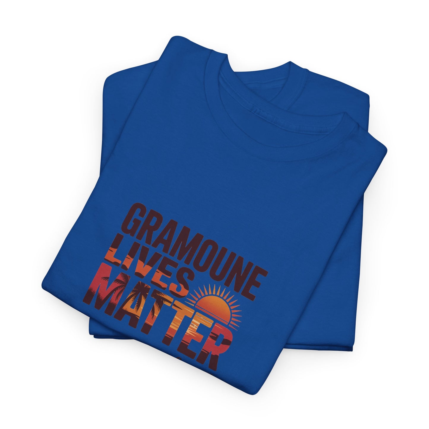 T-shirt "Gramoune", Île de La Réunion, Confort Coton, Sobre, Elégant, Souvenir Unique, Cadeau, Unisexe, Esprit Voyageur