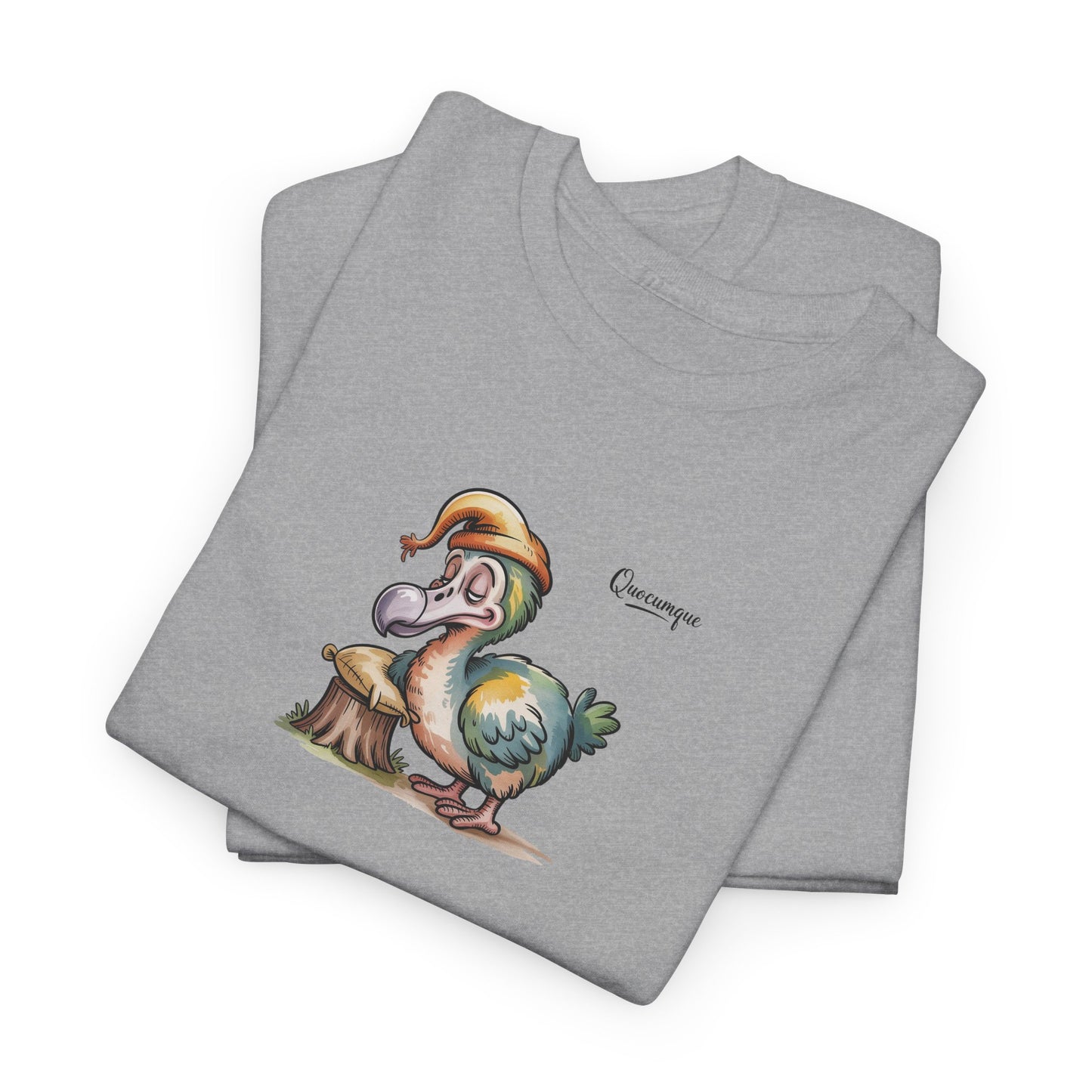 T-shirt " Dodo Ti-Lamp Ti Lamp ", Île de La Réunion, Confort Coton, Elégant, Souvenir Unique, Cadeau, Unisexe, Esprit Voyageur, Créole, Bourbon