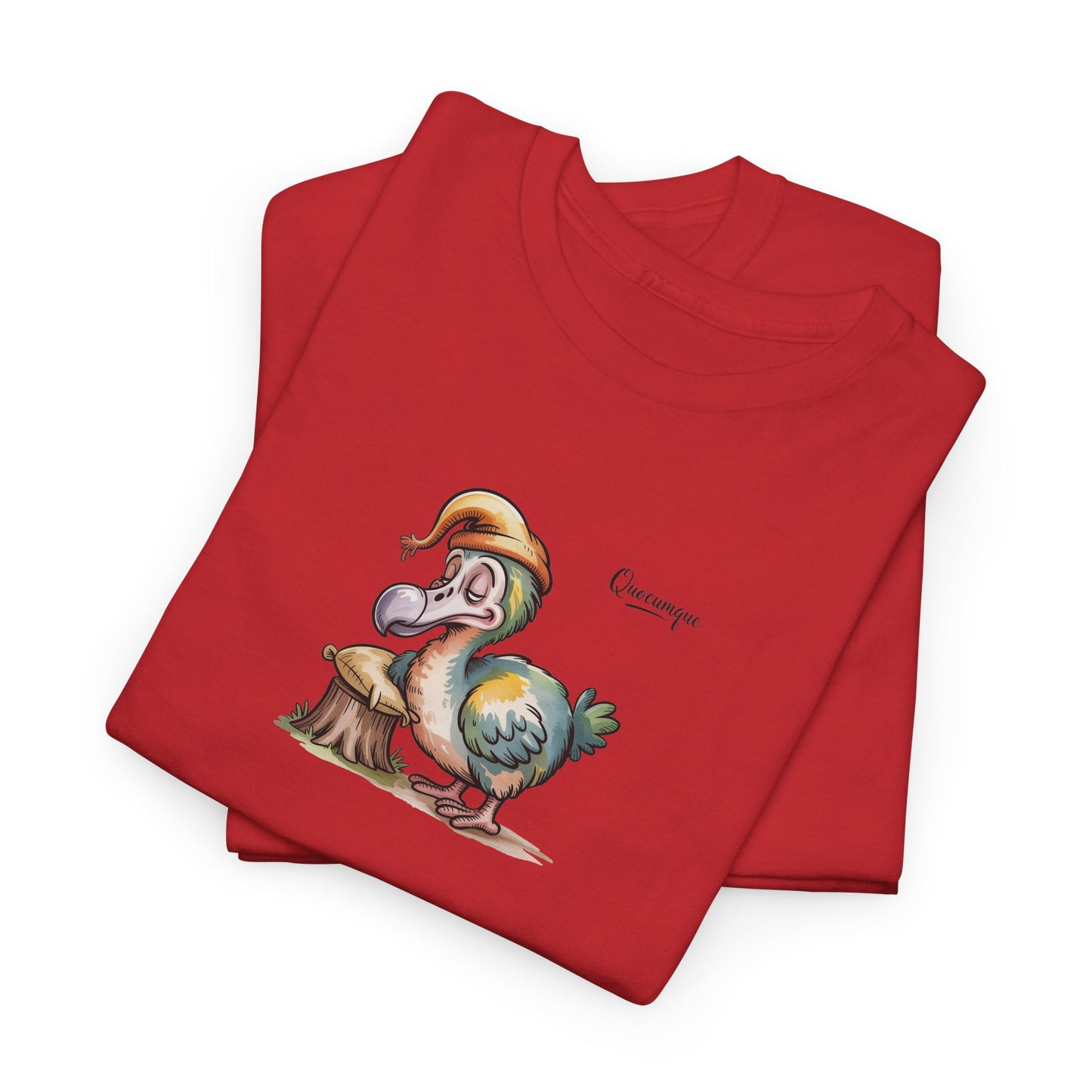 T-shirt " Dodo Ti-Lamp Ti Lamp ", Île de La Réunion, Confort Coton, Elégant, Souvenir Unique, Cadeau, Unisexe, Esprit Voyageur, Créole, Bourbon