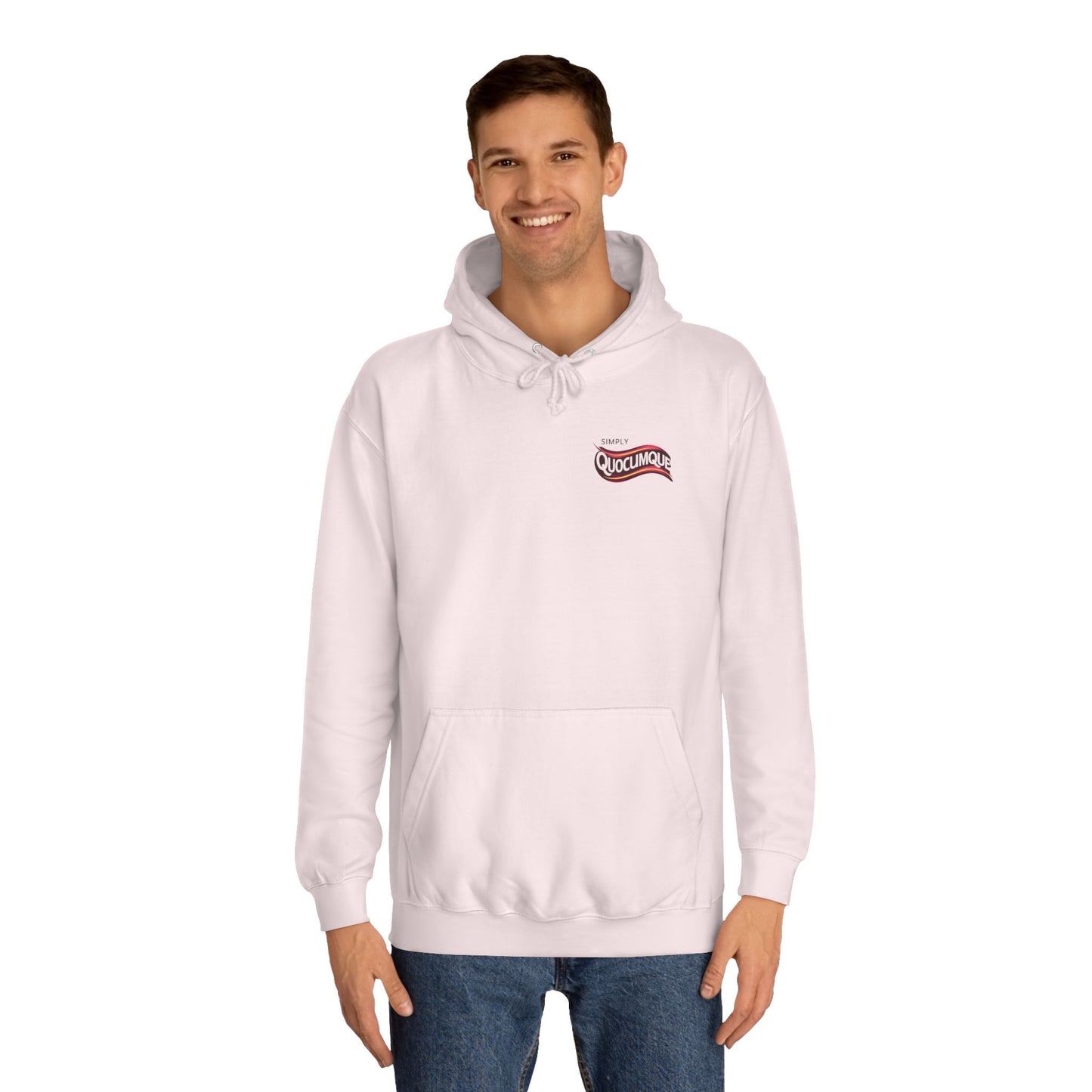 Sweat à Capuche pour Adulte QUOCUMQUE,  Hoodie, Unisexe, élégance, sobriété, La Marque du Défi, Homme, Femme