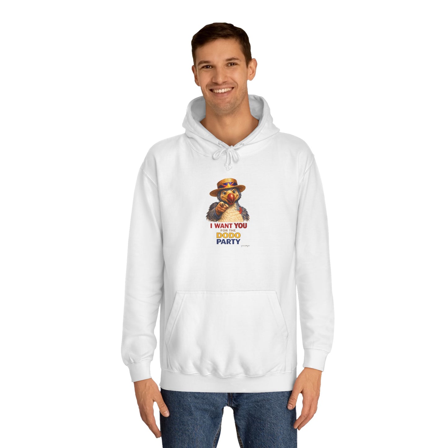 Sweat à Capuche Quocumque " Dodo Party" pour Adulte, Hoodie, Unisexe, Élégance, Sobriété, Homme, Femme, Animal Totem