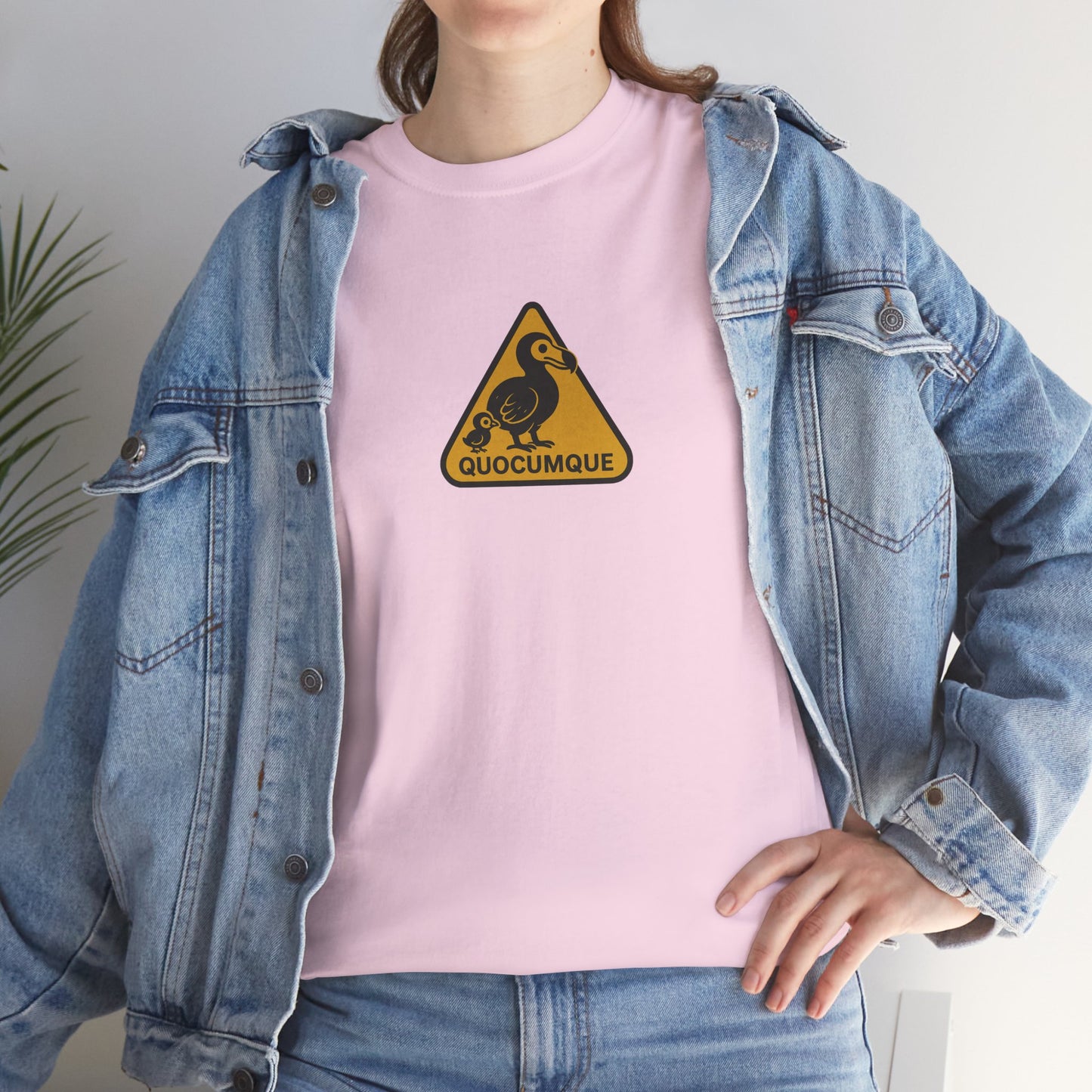T-shirt Quocumque, "Famille Dodo", Île de La Réunion, Confort Coton, Elégant, Souvenir Unique, Cadeau, Unisexe, Esprit Voyageur, Créole, Bourbon