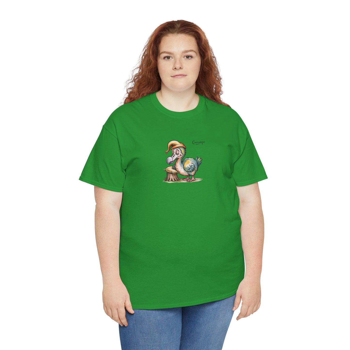 T-shirt " Dodo Ti-Lamp Ti Lamp ", Île de La Réunion, Confort Coton, Elégant, Souvenir Unique, Cadeau, Unisexe, Esprit Voyageur, Créole, Bourbon