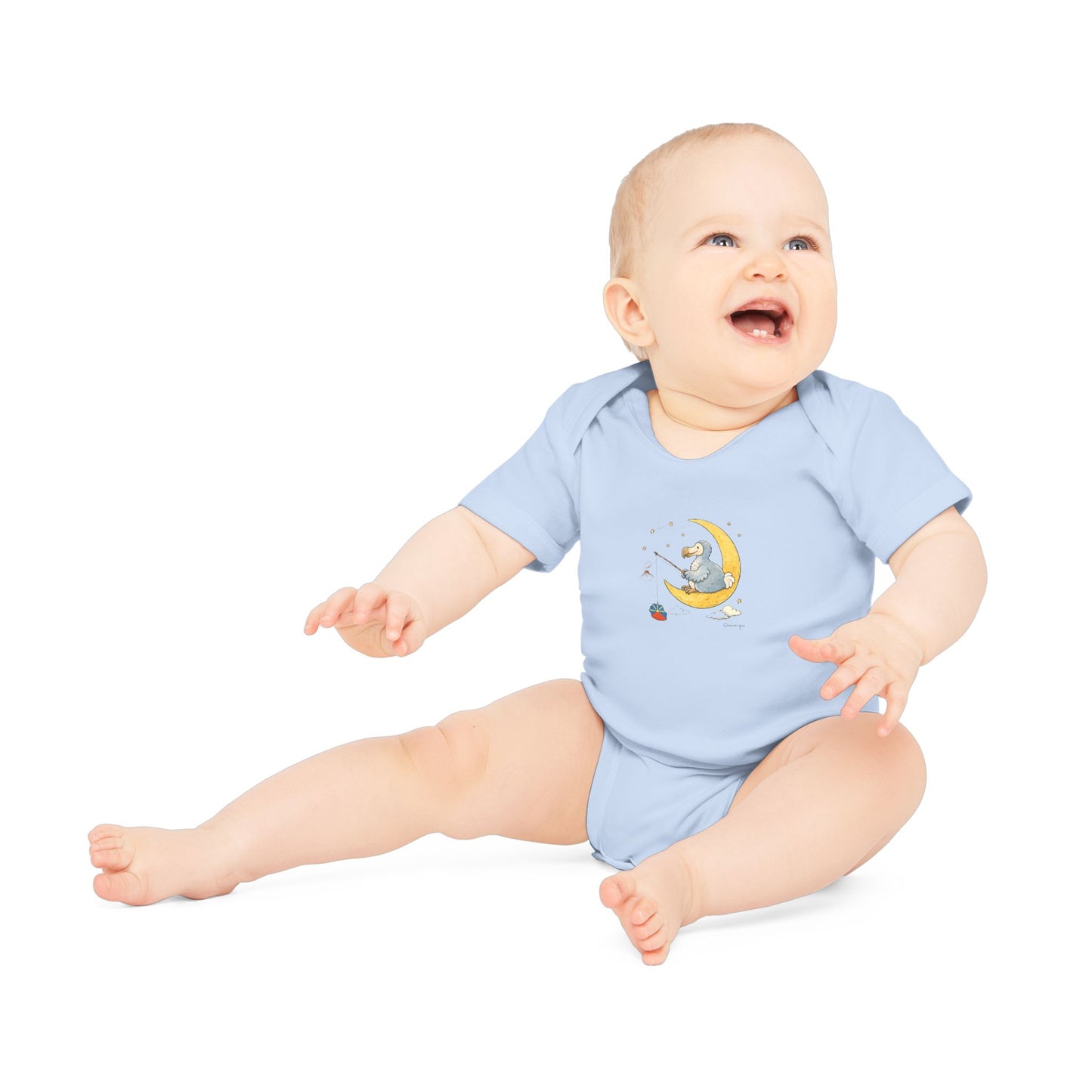 Body Bébé "Dodo Lune", Île de La Réunion, Douceur Coton, Cadeau Naissance,  Confort Coton Bio, Style Unique, Cadeau Parfait