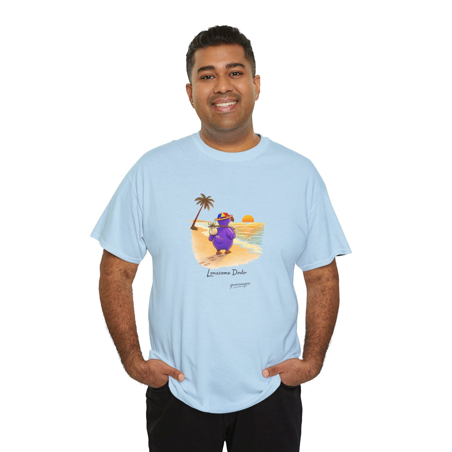 Copy of T-shirt "Lonesome Dodo", Confort Coton, Sobre, Elégant, Souvenir Unique, Cadeau, Unisexe, Esprit Voyageur, Adulte