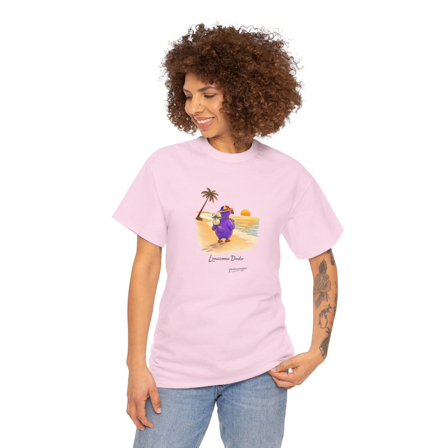 Copy of T-shirt "Lonesome Dodo", Confort Coton, Sobre, Elégant, Souvenir Unique, Cadeau, Unisexe, Esprit Voyageur, Adulte
