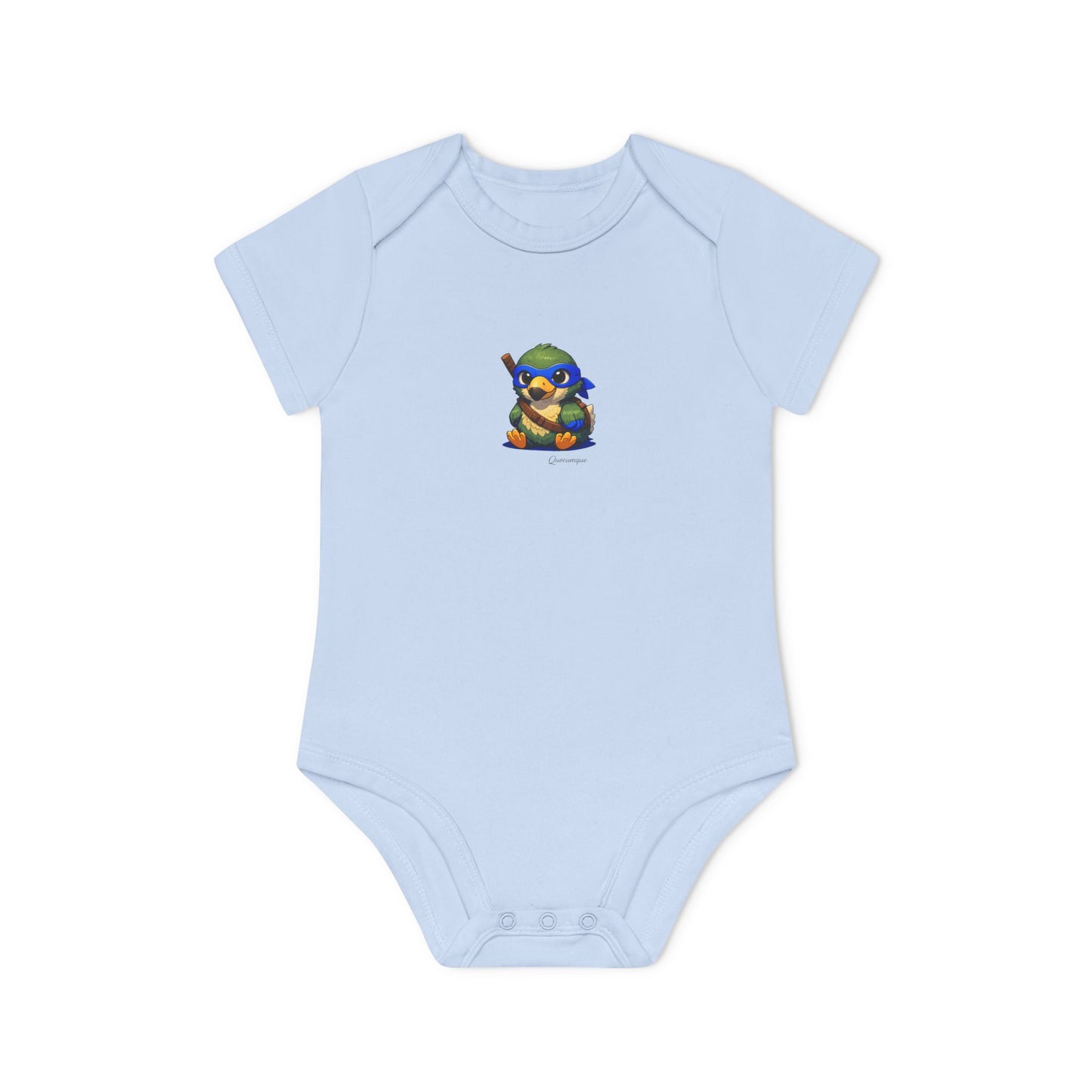 Copy of Body Bébé "Dodo Ninja Bleu", Île de La Réunion, Douceur Coton, Cadeau Naissance,  Confort Coton Bio, Style Unique, Cadeau Parfait