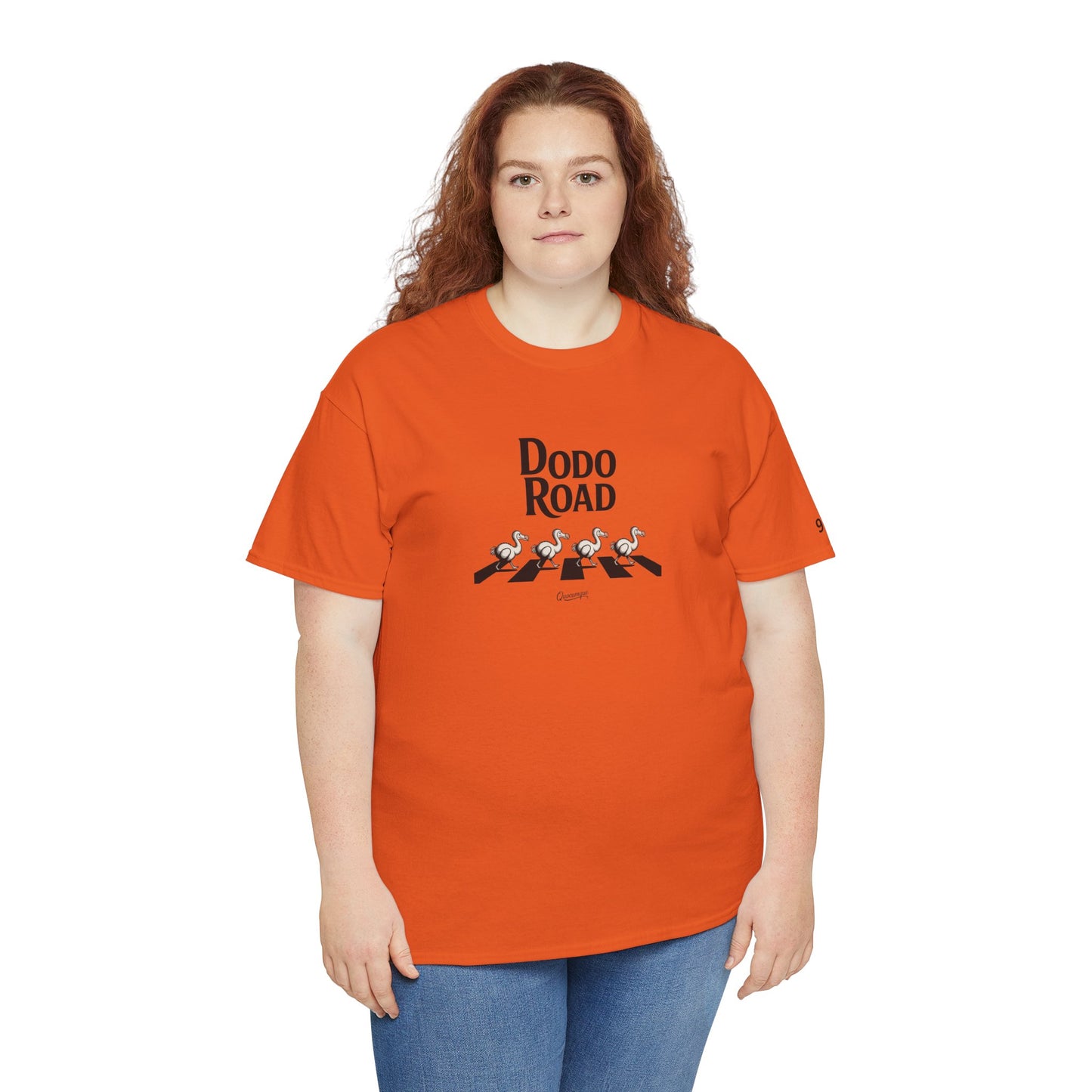 T-shirt Quocumque, " Dodo Road ", Île de La Réunion, Confort Coton, Elégant, Souvenir Unique, Cadeau, Unisexe, Esprit Voyageur, Créole, Bourbon