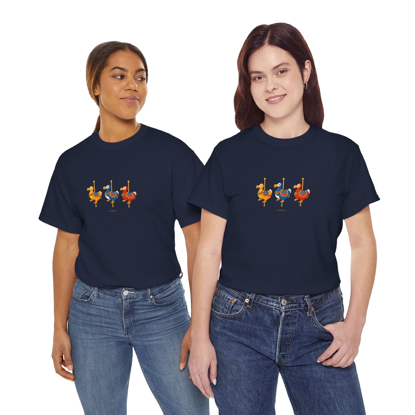 T-shirt Quocumque " Carrousel", Île de La Réunion, Confort Coton, Elégant, Souvenir Unique, Cadeau, Unisexe, Esprit Voyageur, Créole, Bourbon