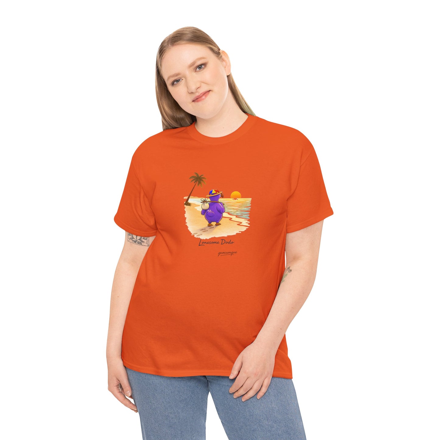 Copy of T-shirt "Lonesome Dodo", Confort Coton, Sobre, Elégant, Souvenir Unique, Cadeau, Unisexe, Esprit Voyageur, Adulte