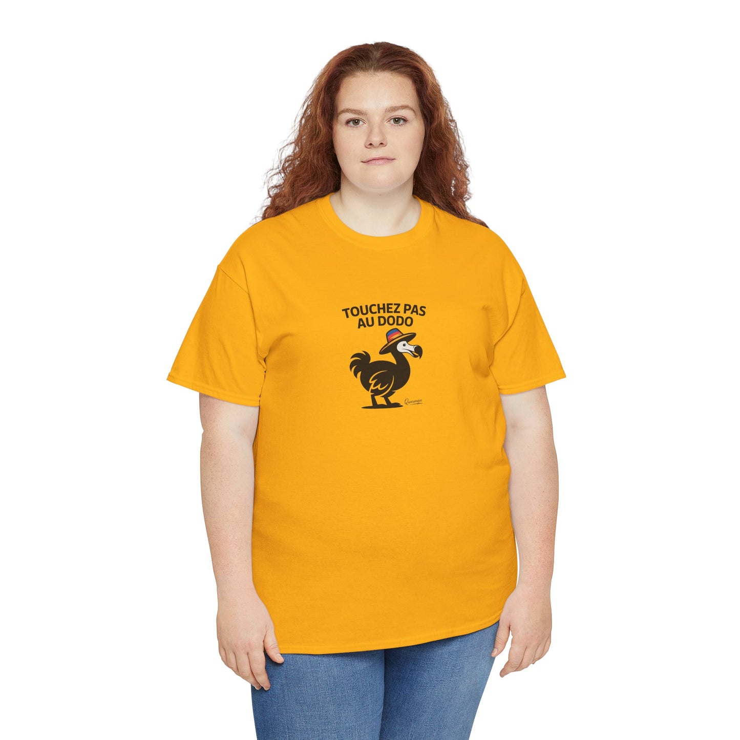 T-shirt Quocumque, " Touchez pas au Dodo ", Confort, Souvenir Unique, Cadeau, Unisexe, Délicatesse, Homme, Femme, Adulte, Sportif, Liberté, Détente