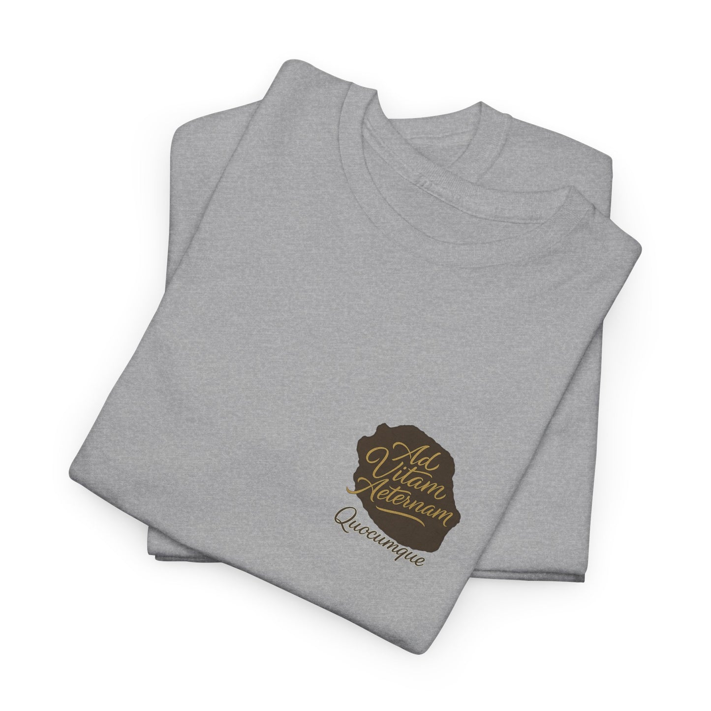 T-shirt Quocumque, Devise Latine, Confort Coton, Sobre, Elégant, Souvenir Unique, Cadeau, Unisexe, Esprit Voyageur, Adulte