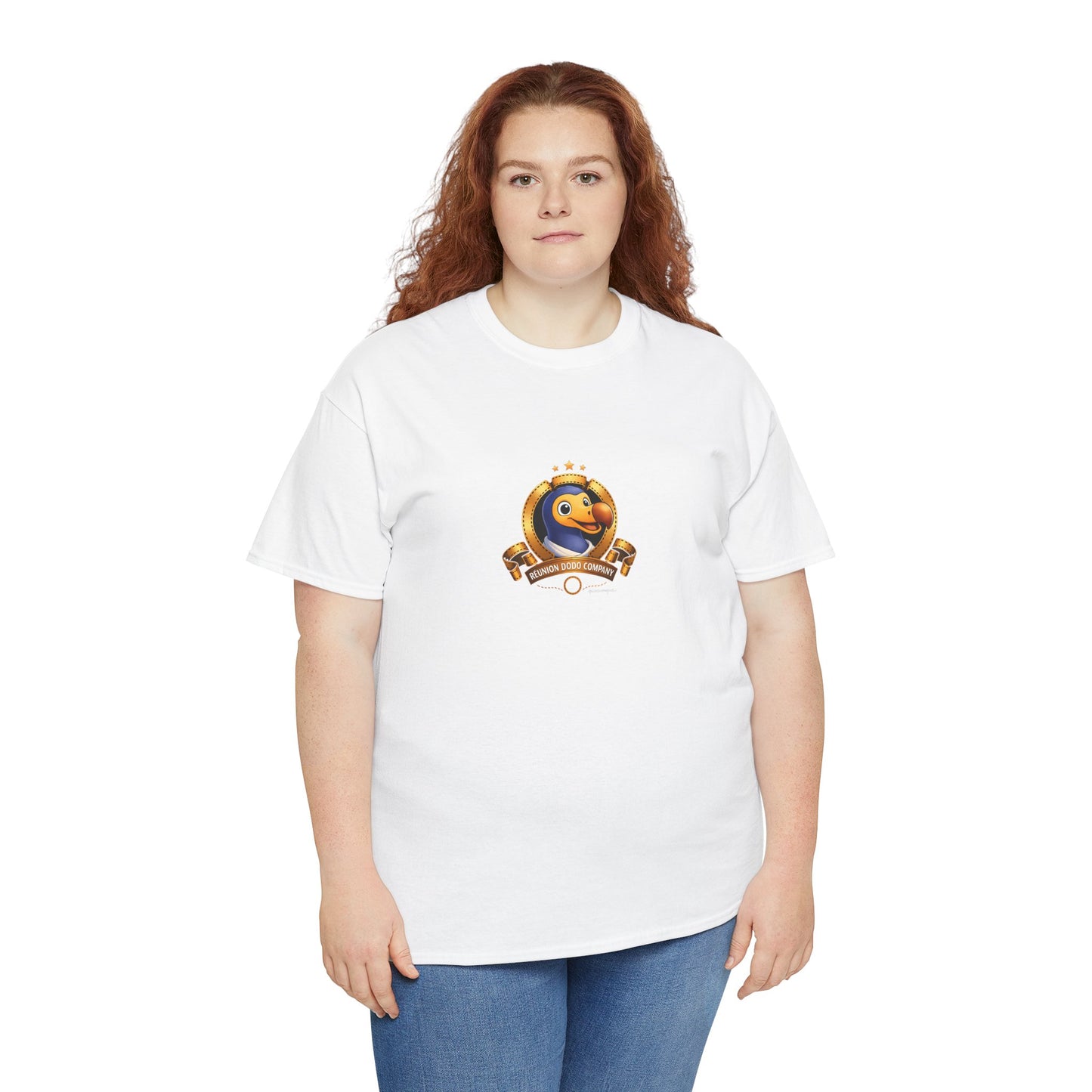 T-shirt Quocumque, " Dodo Cinéma", Île de La Réunion, Confort Coton, Elégant, Souvenir Unique, Cadeau, Unisexe, Esprit Voyageur, Créole, Bourbon