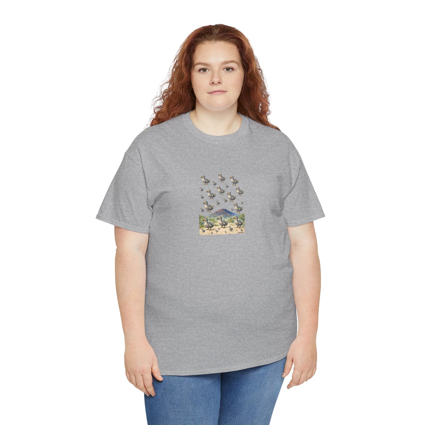 T-shirt "Groupe Dodo ", Île de La Réunion", Confort Coton, Sobre, Elégant, Souvenir Unique, Cadeau, Unisexe, Esprit Voyageur