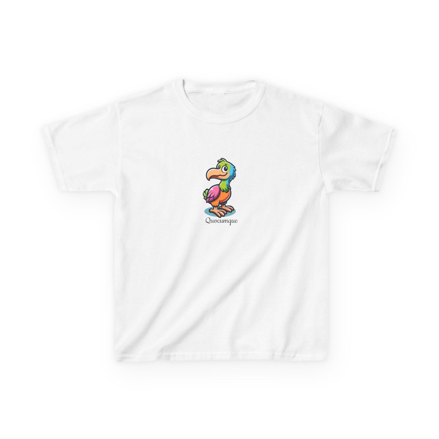 T-shirt Animal Dodo Coloré Pour Marmailles, Île de La Réunion, Douceur Coton, Style Unique, Cadeau Parfait, Quocumque, Vêtement Enfant Ado