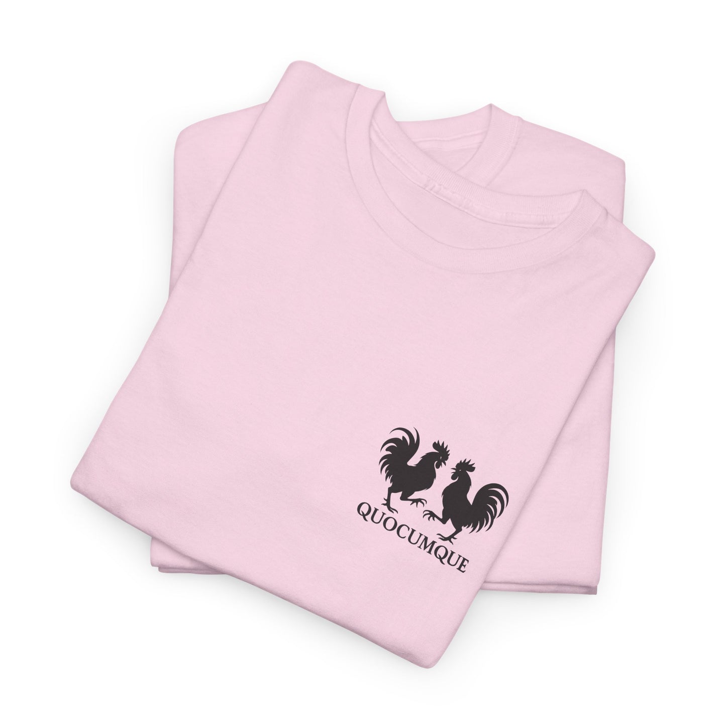 T-shirt Quocumque, "Bataille Coqs", Île de La Réunion, Confort Coton, Elégant, Souvenir Unique, Cadeau, Unisexe, Esprit Voyageur, Créole, Bourbon