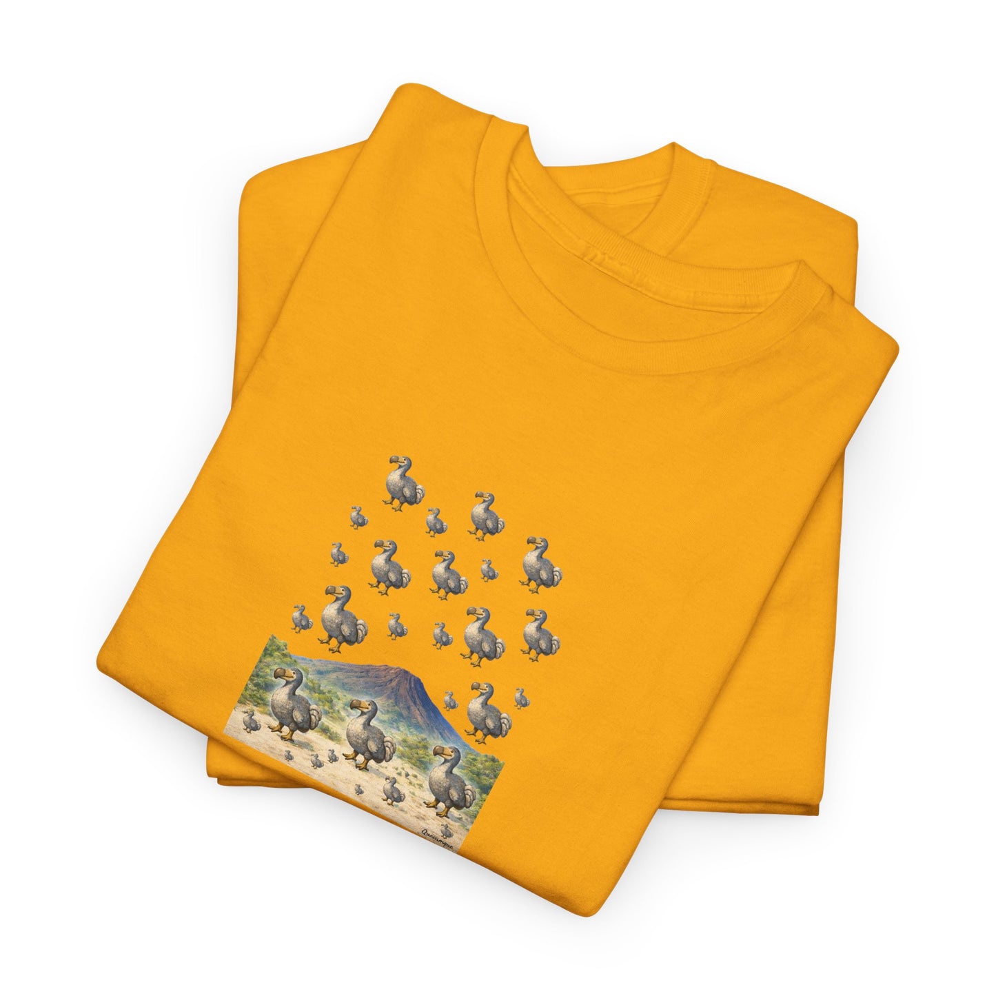 T-shirt "Groupe Dodo ", Île de La Réunion", Confort Coton, Sobre, Elégant, Souvenir Unique, Cadeau, Unisexe, Esprit Voyageur