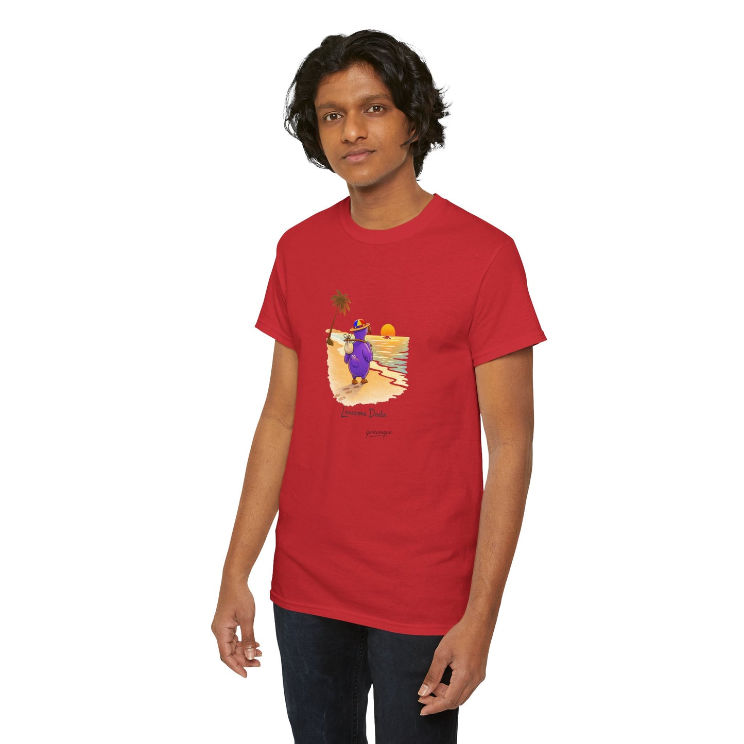 Copy of T-shirt "Lonesome Dodo", Confort Coton, Sobre, Elégant, Souvenir Unique, Cadeau, Unisexe, Esprit Voyageur, Adulte