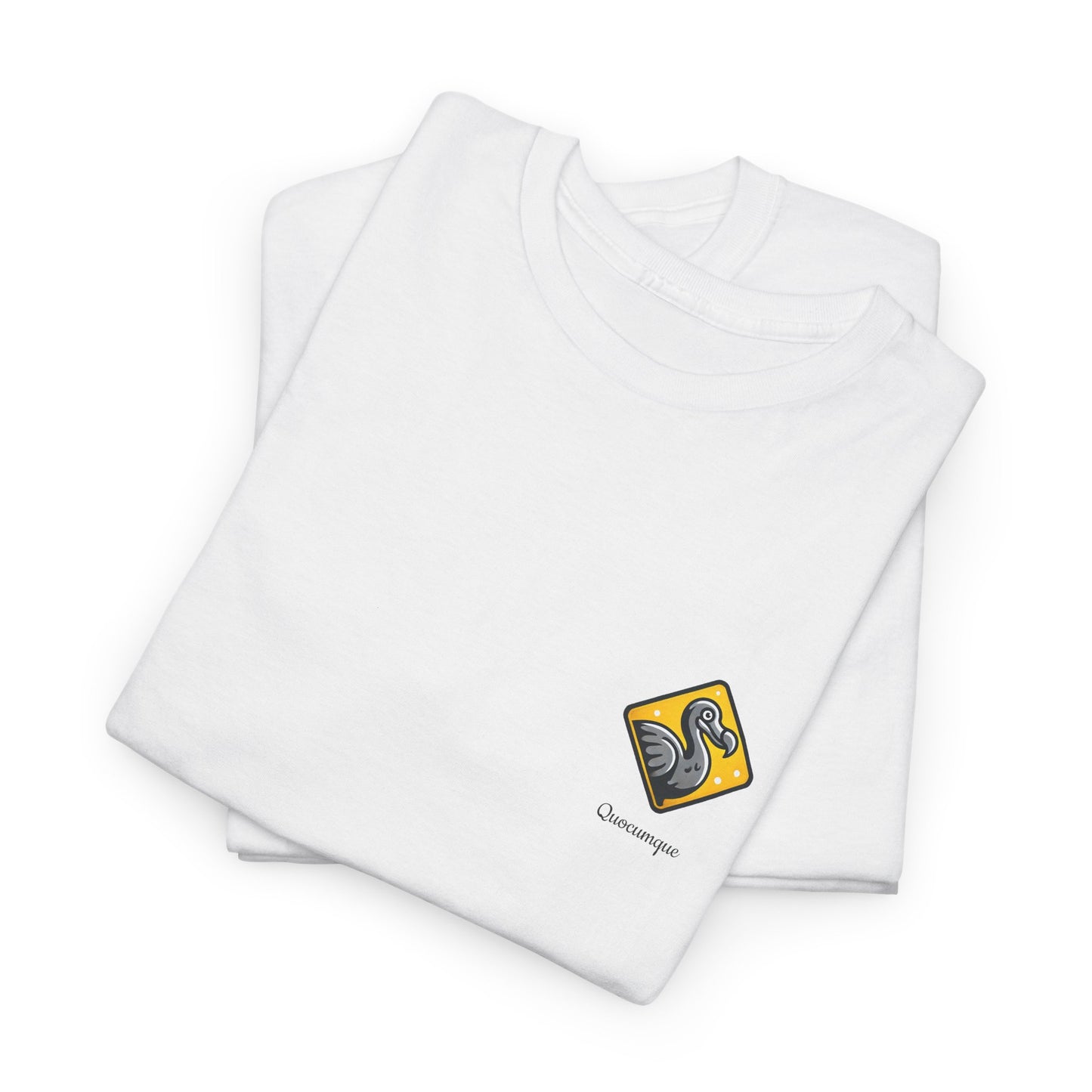 T-shirt Quocumque, "Dodo", Île de La Réunion, Confort Coton, Elégant, Souvenir Unique, Cadeau, Unisexe, Esprit Voyageur, Créole, Bourbon