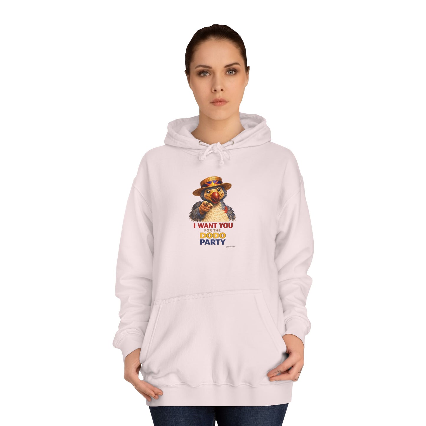 Sweat à Capuche Quocumque " Dodo Party" pour Adulte, Hoodie, Unisexe, Élégance, Sobriété, Homme, Femme, Animal Totem