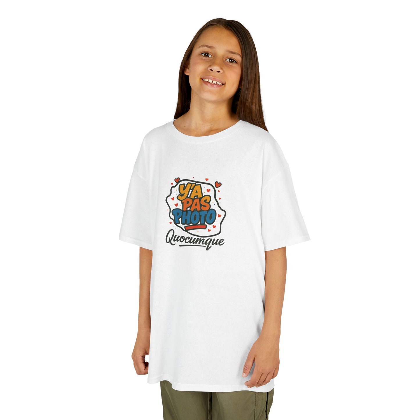 T-shirt Île de La Réunion, Douceur Coton,  Pour les enfants de 5-6 ans( Taille XS), Pour les 7-8 ans( taille S), Pour les 9-10 ans( taille M), Pour les 11-12 ans( taille L), Pour les 13-14 ans( taille XLS)