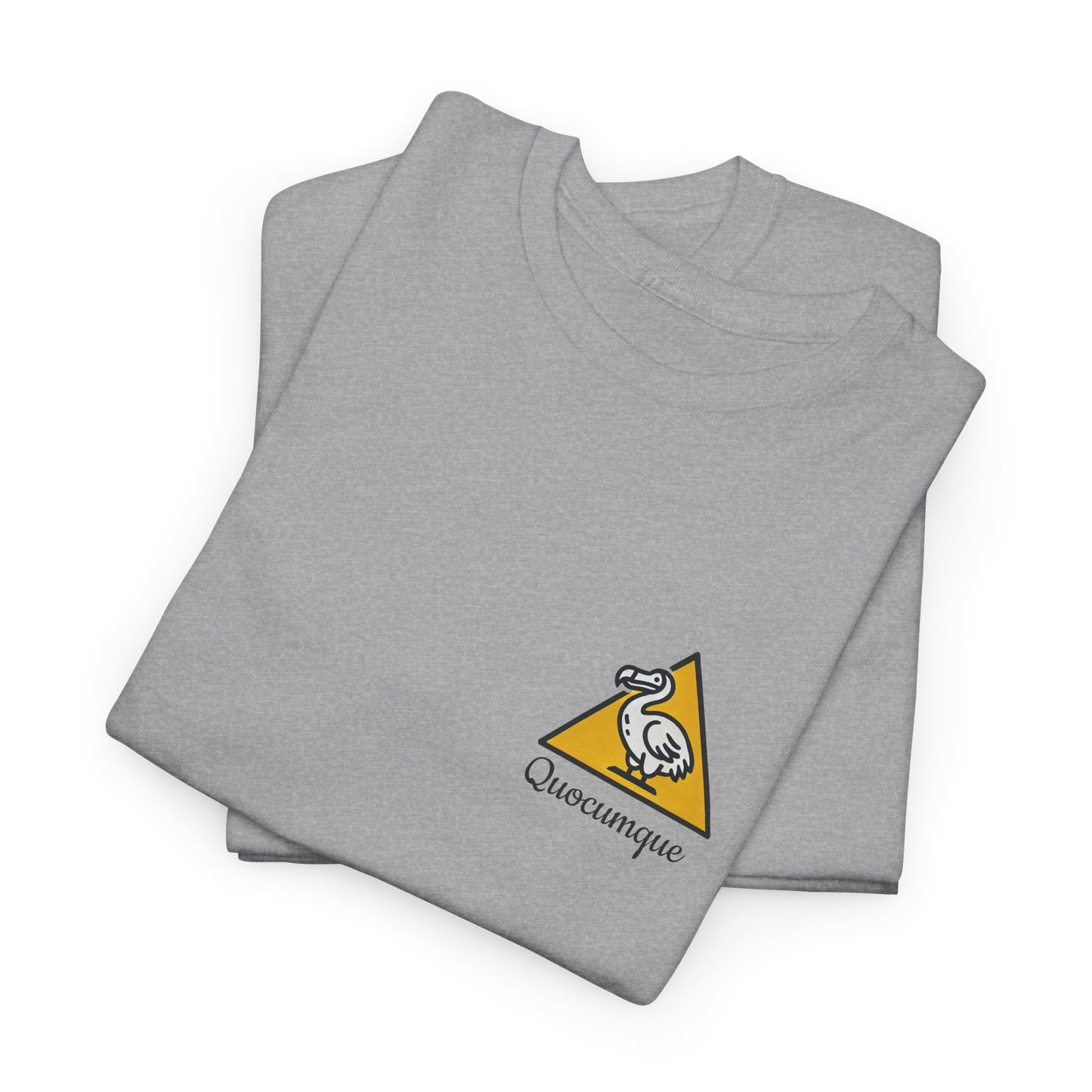 T-shirt Quocumque, "Dodo", Île de La Réunion, Poissons, Confort Coton, Elégant, Souvenir Unique, Cadeau, Unisexe, Esprit Voyageur, Créole, Bourbon