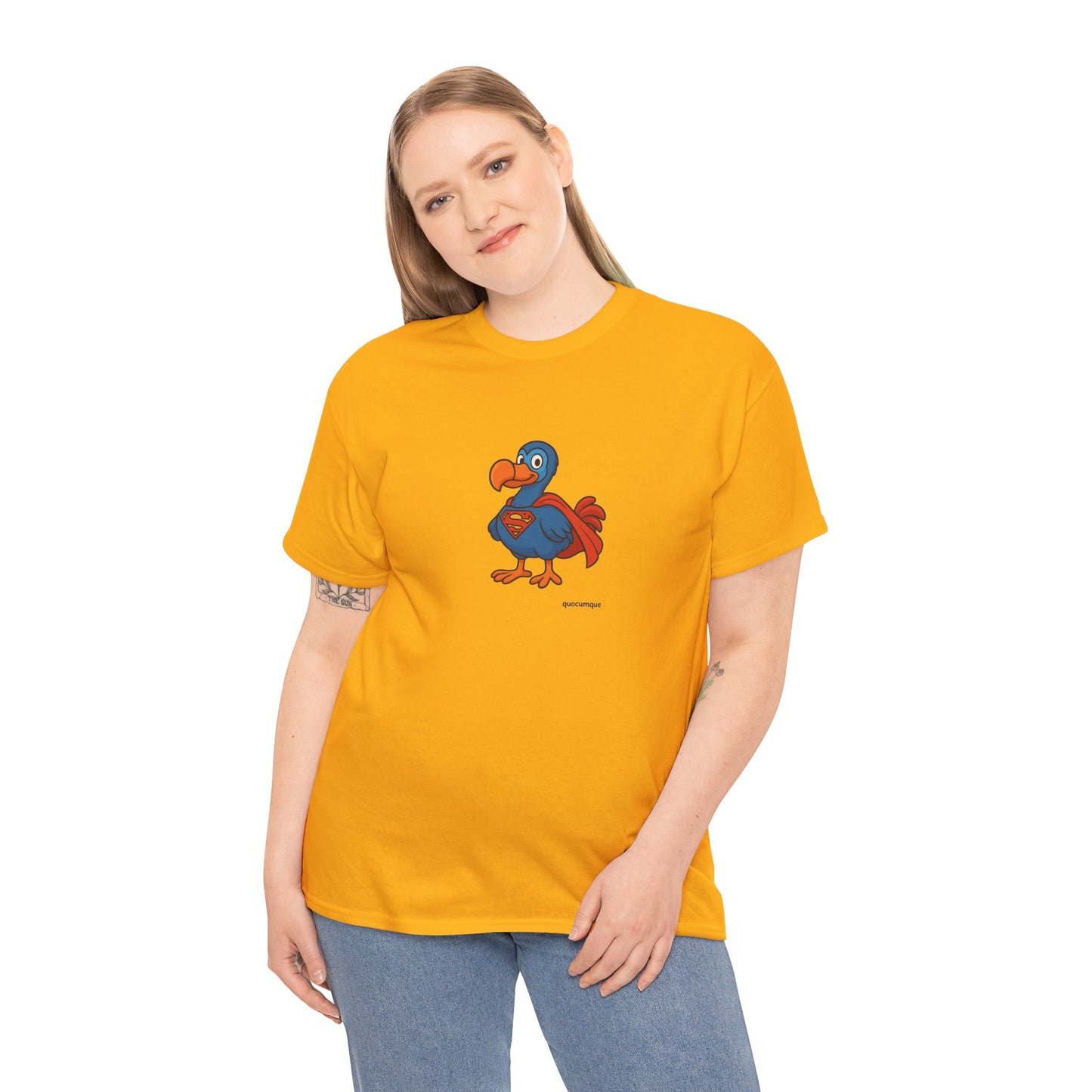 T-shirt Quocumque, " Super Dodo ", Confort, Souvenir Unique, Cadeau, Unisexe, Délicatesse, Homme, Femme, Adulte, Sportif, Liberté, Détente
