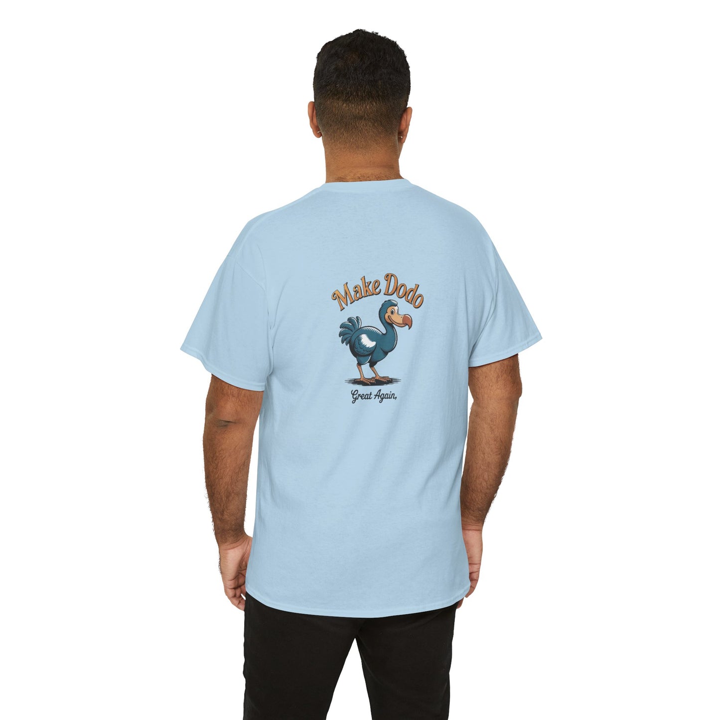 T-Shirt "Make Dodo Great Again", Exotisme, Destination Île de La Réunion, Confort Coton, Sobre, Elégant, Souvenir Unique, Cadeau, Unisexe, Esprit Voyageur