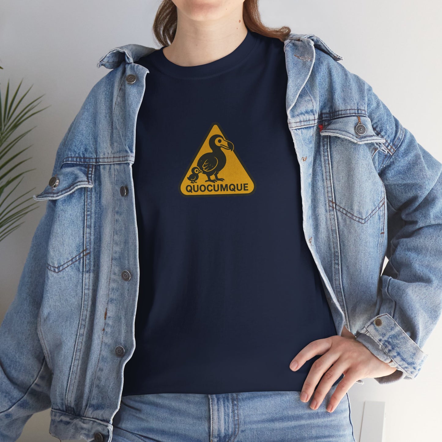 T-shirt Quocumque, "Famille Dodo", Île de La Réunion, Confort Coton, Elégant, Souvenir Unique, Cadeau, Unisexe, Esprit Voyageur, Créole, Bourbon