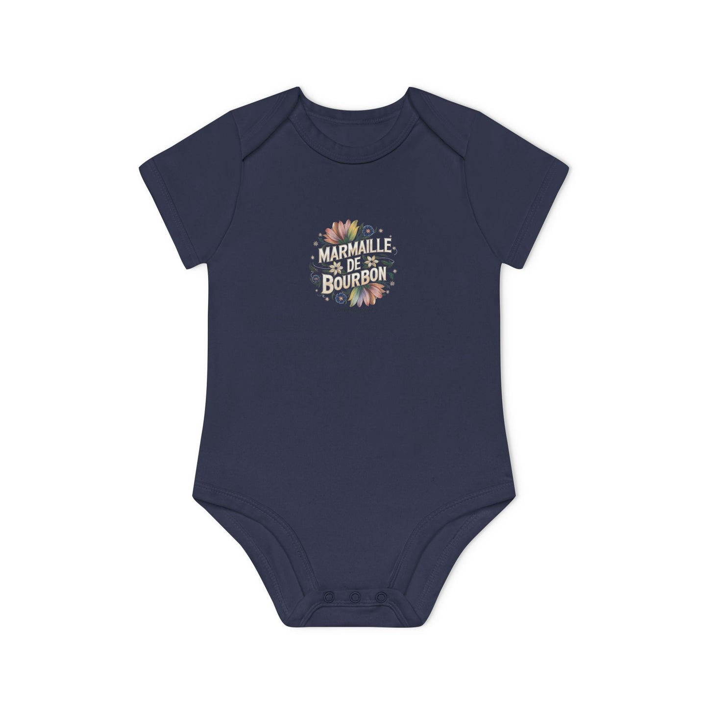 Body Bébé "Marmaille de Bourbon", Île de La Réunion, Douceur Coton, Cadeau Naissance,  Confort Coton Bio, Style Unique, Cadeau Parfait