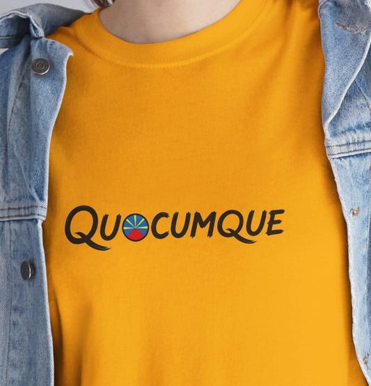 T-shirt Quocumque, Île de La Réunion, Confort Coton, Elégant, Souvenir Unique, Cadeau, Unisexe, Esprit Voyageur, Créole, Bourbon