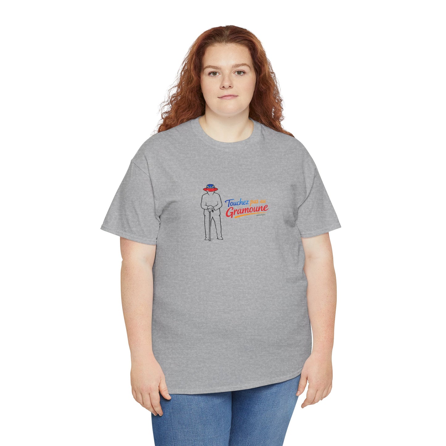 T-shirt "Gramoune", Île de La Réunion, Confort Coton, Sobre, Elégant, Souvenir Unique, Cadeau, Unisexe, Esprit Voyageur