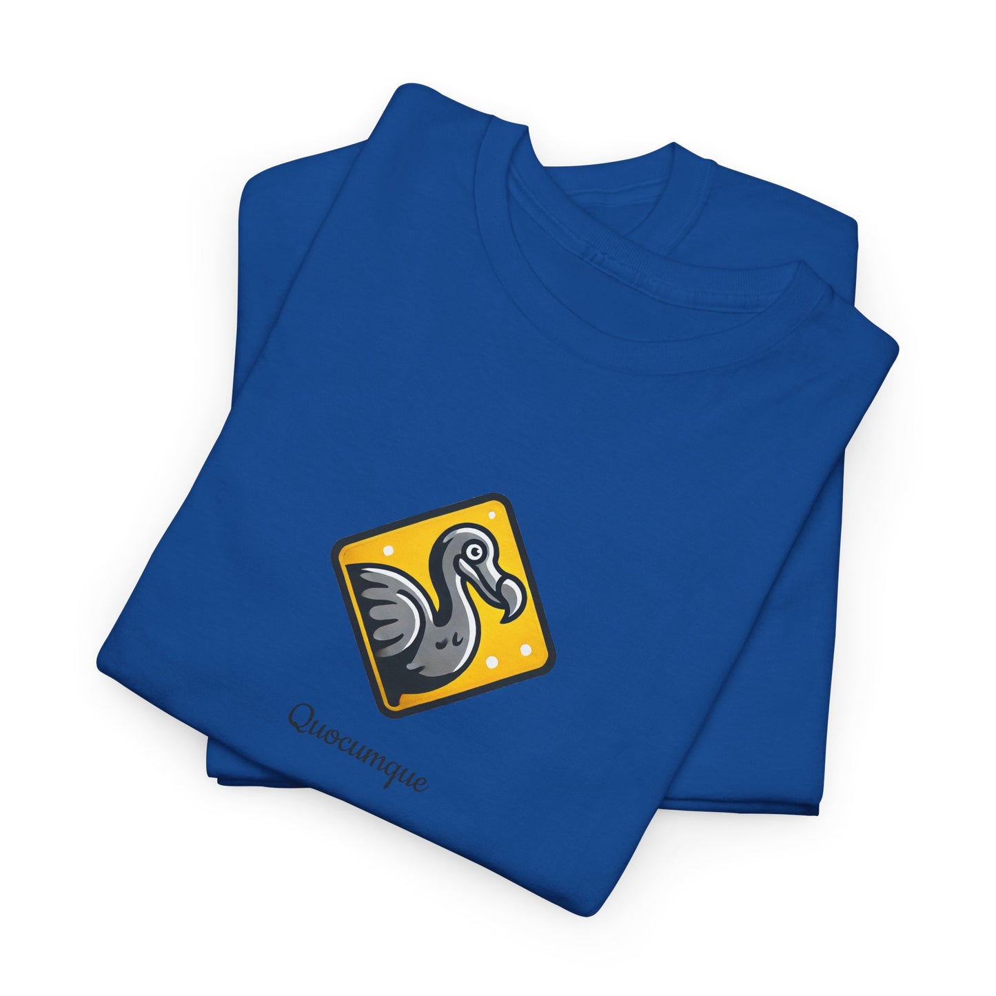 T-shirt Quocumque, "Dodo", Île de La Réunion, Confort Coton, Elégant, Souvenir Unique, Cadeau, Unisexe, Esprit Voyageur, Créole, Bourbon
