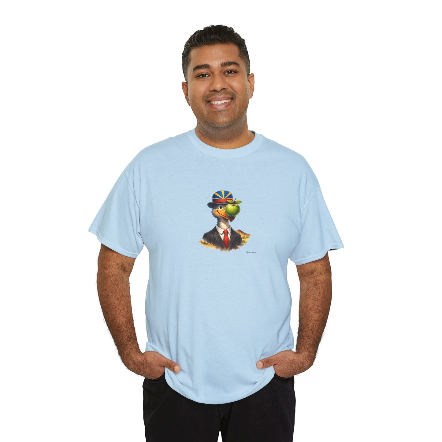 T-shirt Quocumque "The Son of Dodo " Île de La Réunion", Confort Coton, Sobre, Elégant, Souvenir Unique, Cadeau, Unisexe, Esprit Voyageur