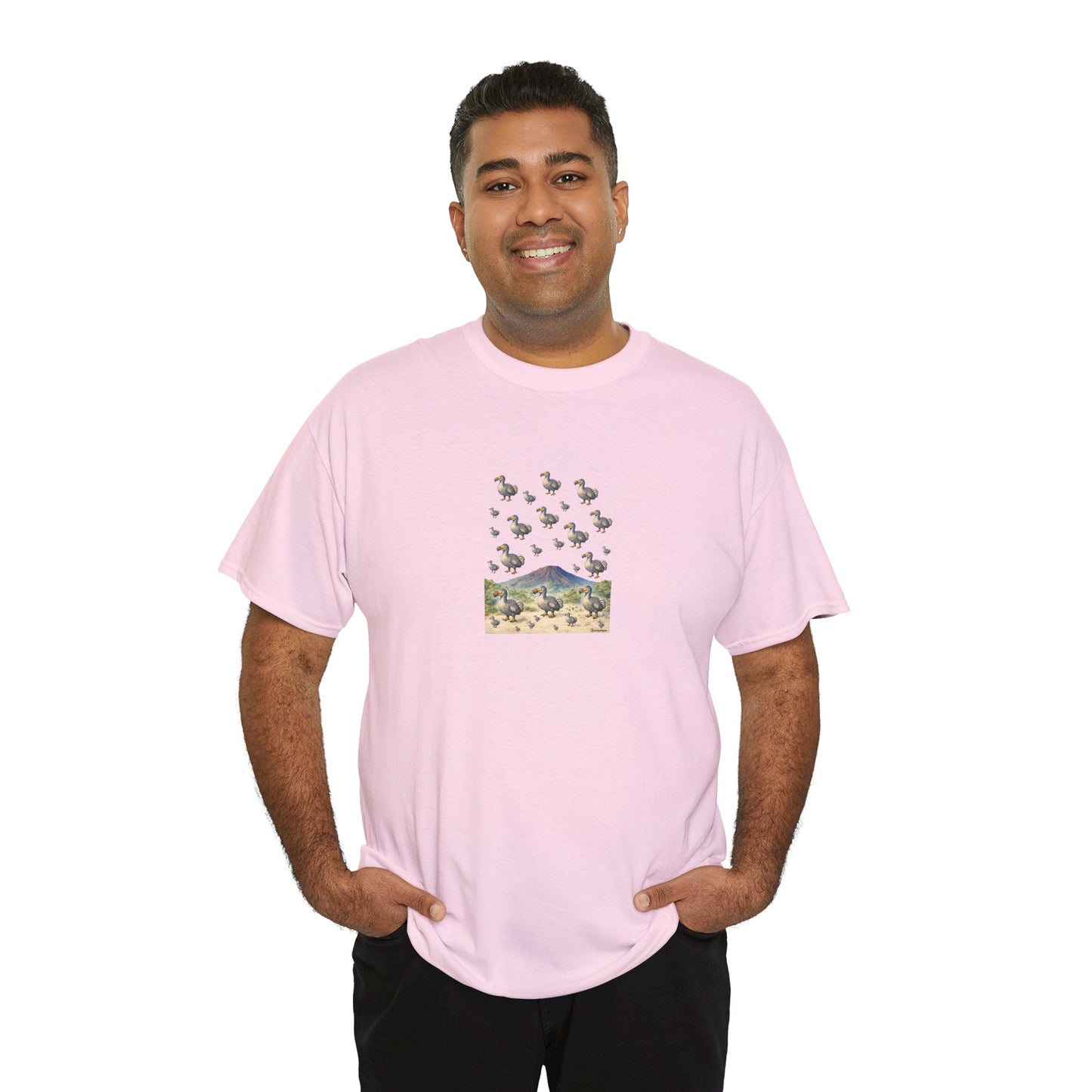 T-shirt "Groupe Dodo ", Île de La Réunion", Confort Coton, Sobre, Elégant, Souvenir Unique, Cadeau, Unisexe, Esprit Voyageur