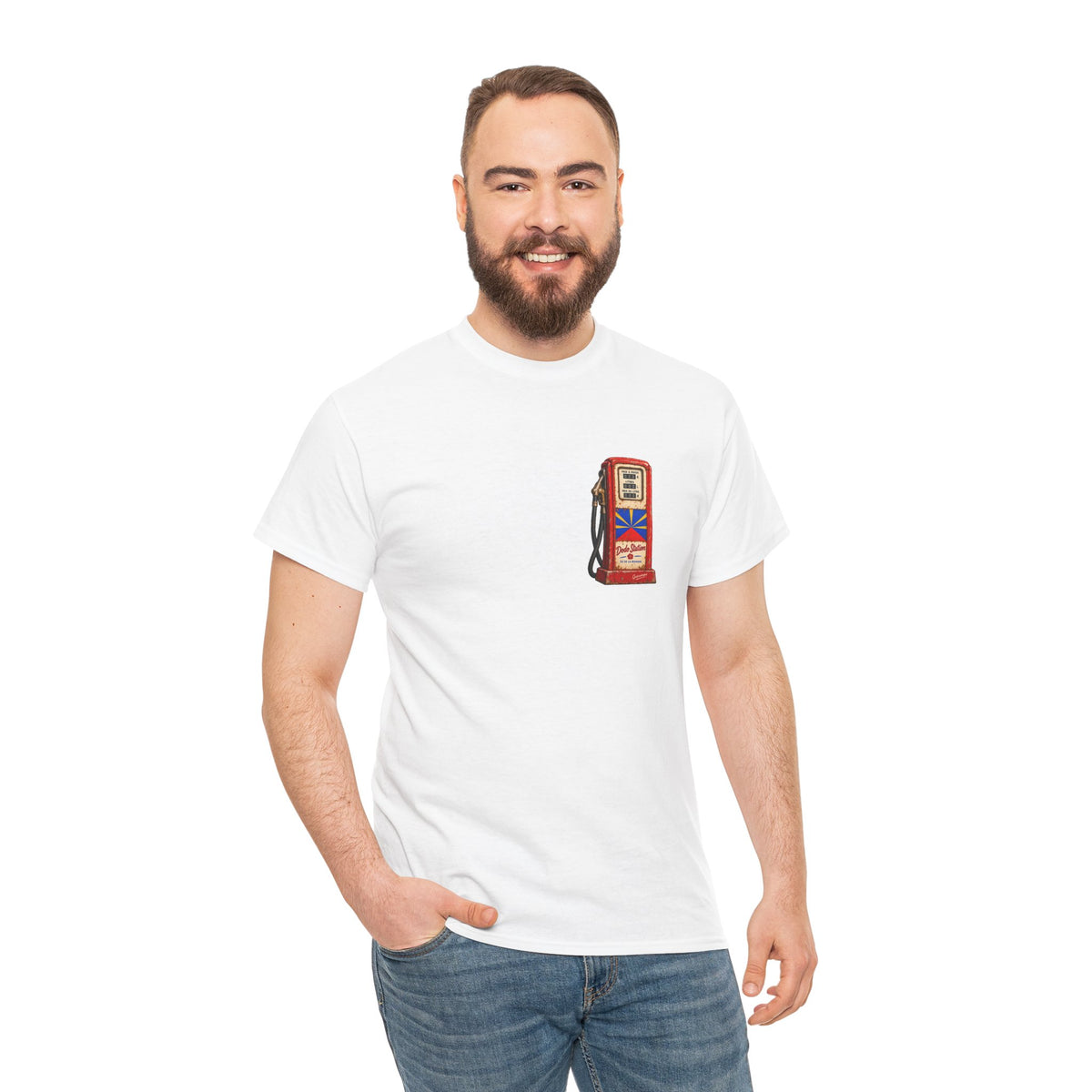 T-shirt Quocumque, "Station Essence", Discret, Île de La Réunion, Confort Coton, Elégant, Souvenir Unique, Cadeau, Unisexe, Esprit Voyageur, Créole, Bourbon