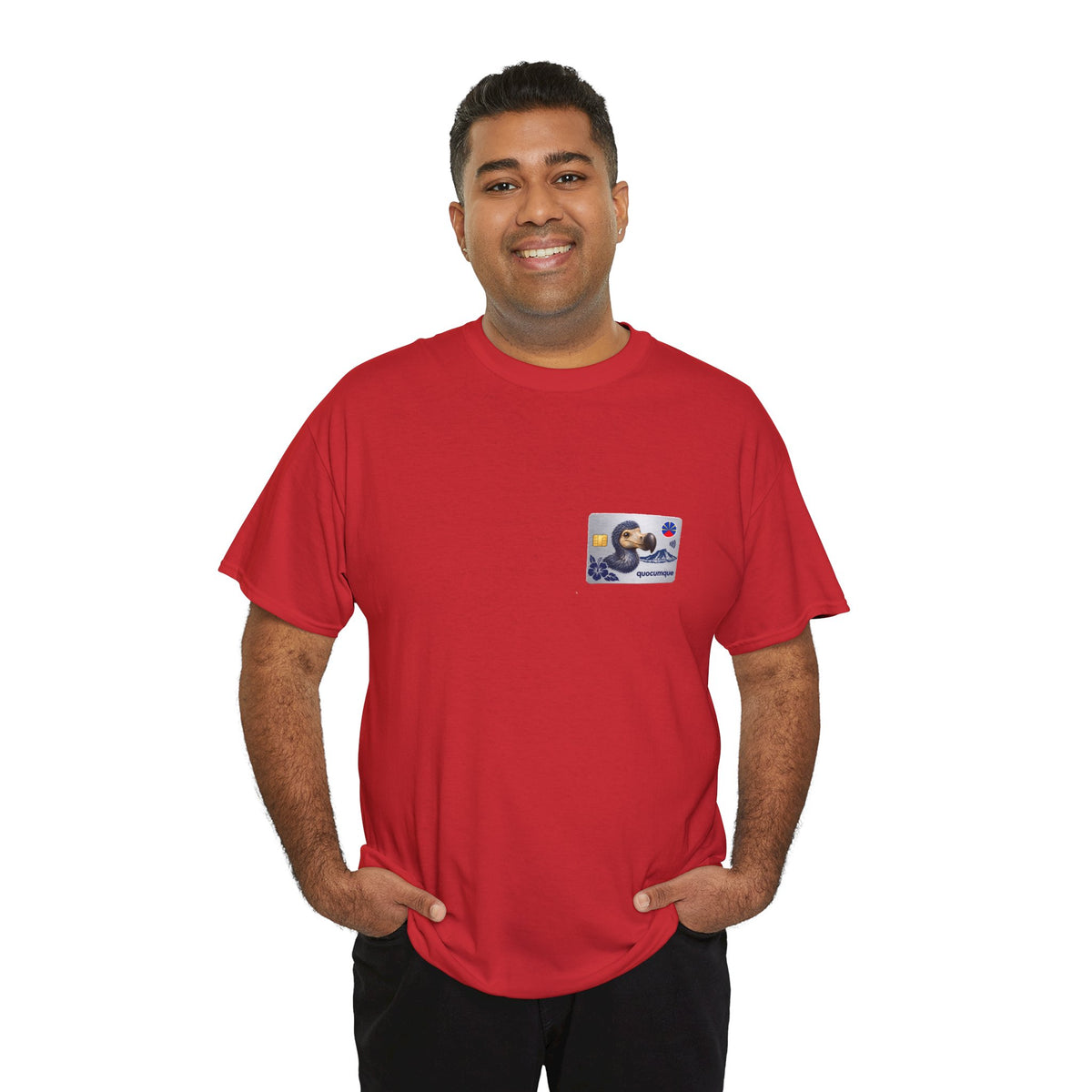 T-shirt "Quocumque Platinium", Exotisme, Destination Île de La Réunion, Confort Coton, Sobre, Elégant, Souvenir Unique, Cadeau, Unisexe, Esprit Voyageur