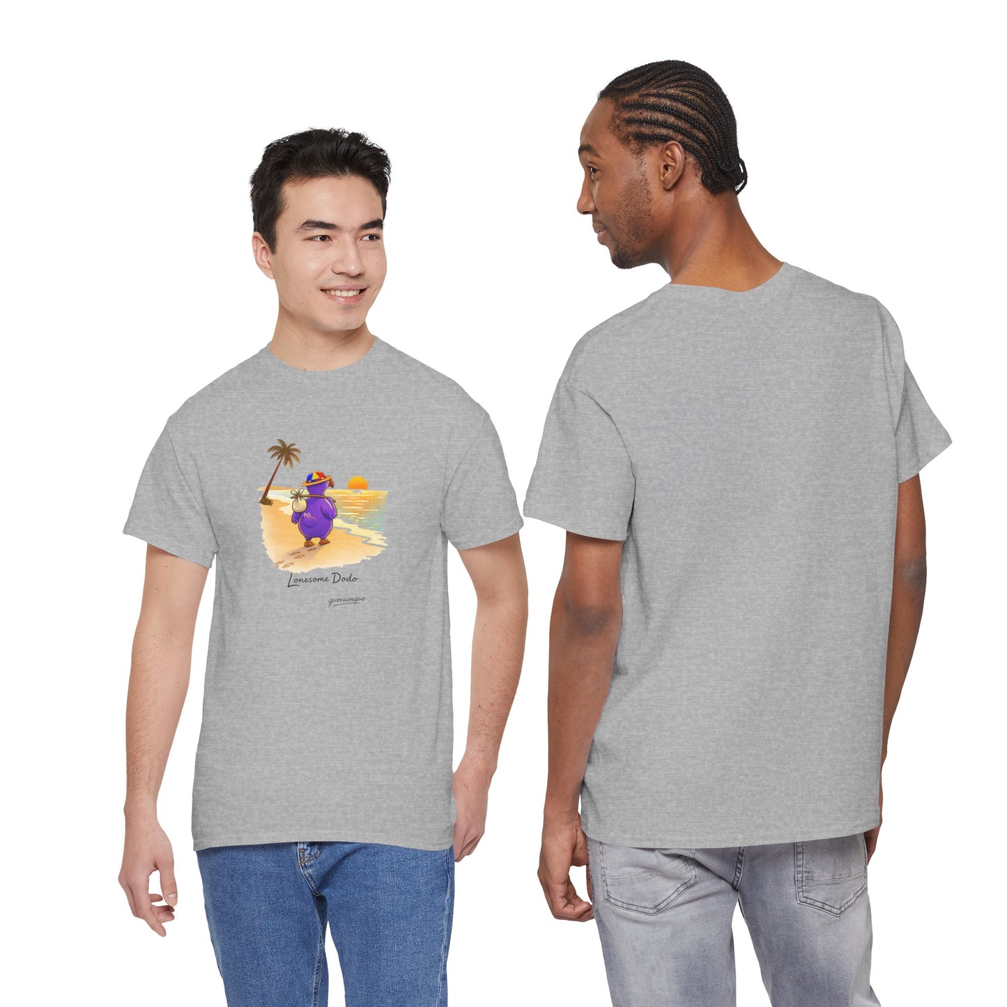 Copy of T-shirt "Lonesome Dodo", Confort Coton, Sobre, Elégant, Souvenir Unique, Cadeau, Unisexe, Esprit Voyageur, Adulte
