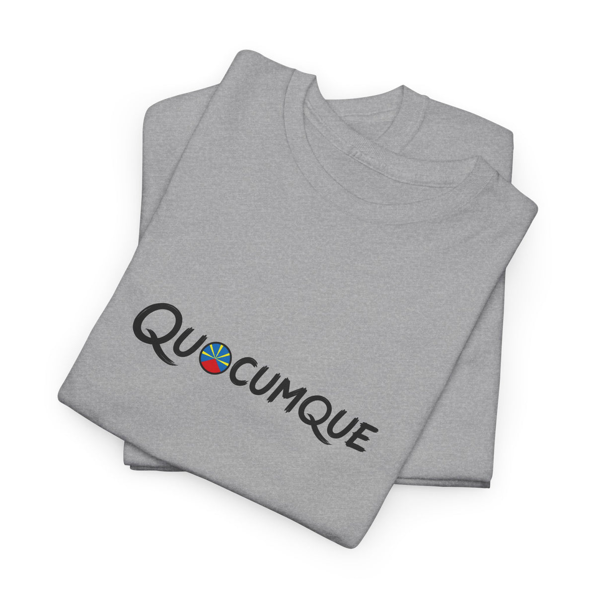 T-shirt Quocumque, Île de La Réunion, Confort Coton, Elégant, Souvenir Unique, Cadeau, Unisexe, Esprit Voyageur, Créole, Bourbon