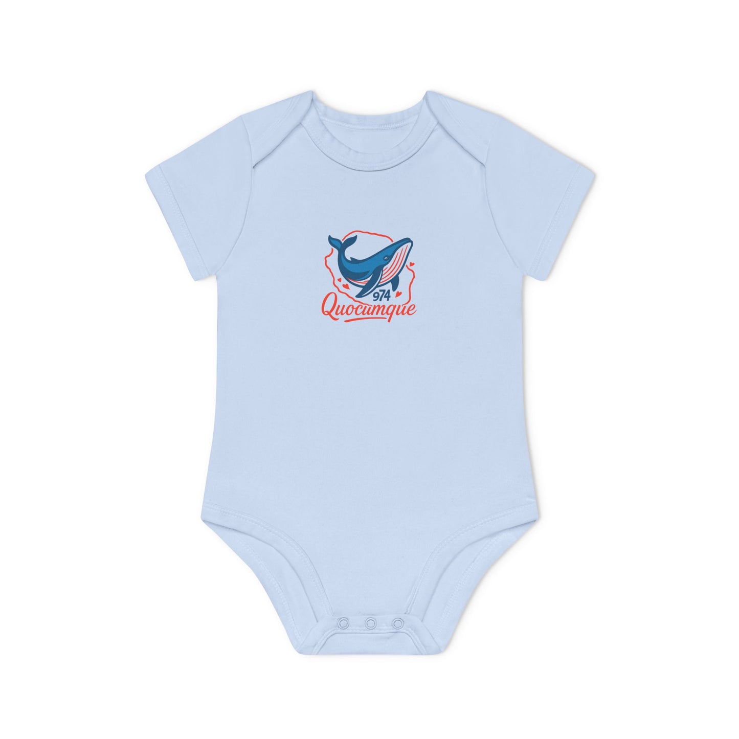 Body Bébé " Baleineau Costaud ", Île de La Réunion, Douceur Coton, Cadeau Naissance,  Confort Coton Bio, Style Unique, Cadeau Parfait