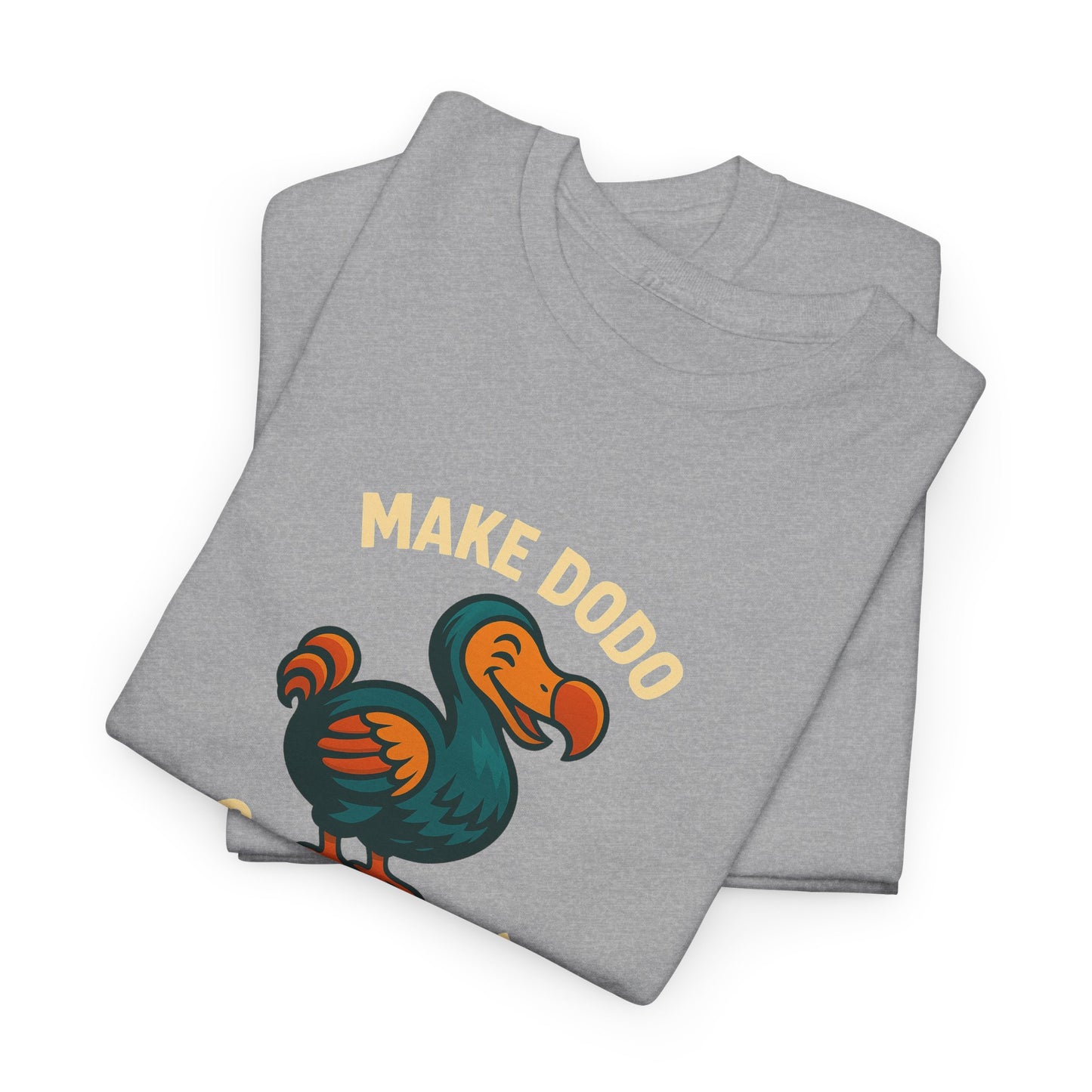 T-Shirt "Make Dodo Great Again", Exotisme, Destination Île de La Réunion, Confort Coton, Sobre, Elégant, Souvenir Unique, Cadeau, Unisexe, Esprit Voyageur
