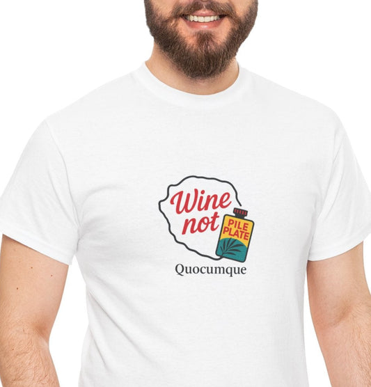 T-shirt Quocumque "Pile Plate", Île de La Réunion, Confort Coton, Elégant, Souvenir Unique, Cadeau, Unisexe, Esprit Voyageur, Créole, Bourbon