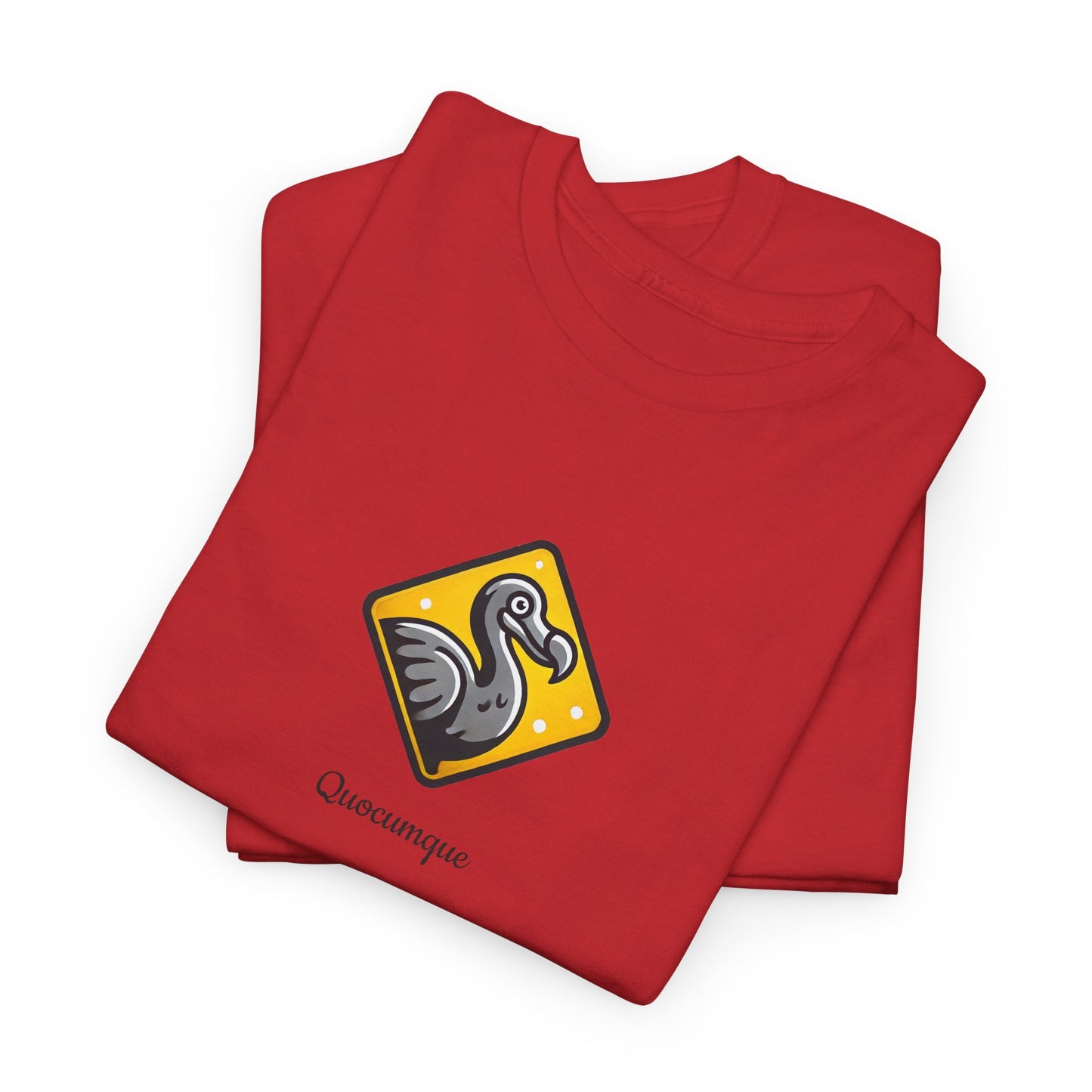 T-shirt Quocumque, "Dodo", Île de La Réunion, Confort Coton, Elégant, Souvenir Unique, Cadeau, Unisexe, Esprit Voyageur, Créole, Bourbon