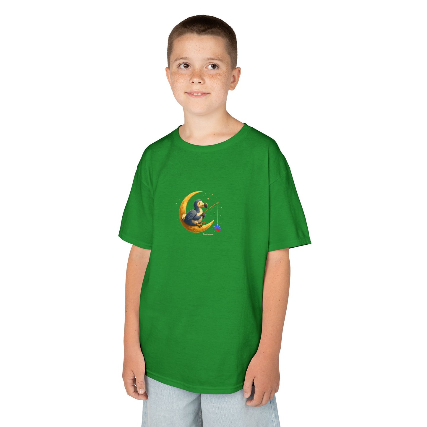 T-shirt " Dodo Lune ", Pour Marmailles, Douceur Coton, Pour les enfants de 5-6 ans( Taille XS), Pour les 7-8 ans( taille S), Pour les 9-10 ans( taille M), Pour les 11-12 ans( taille L), Pour...
