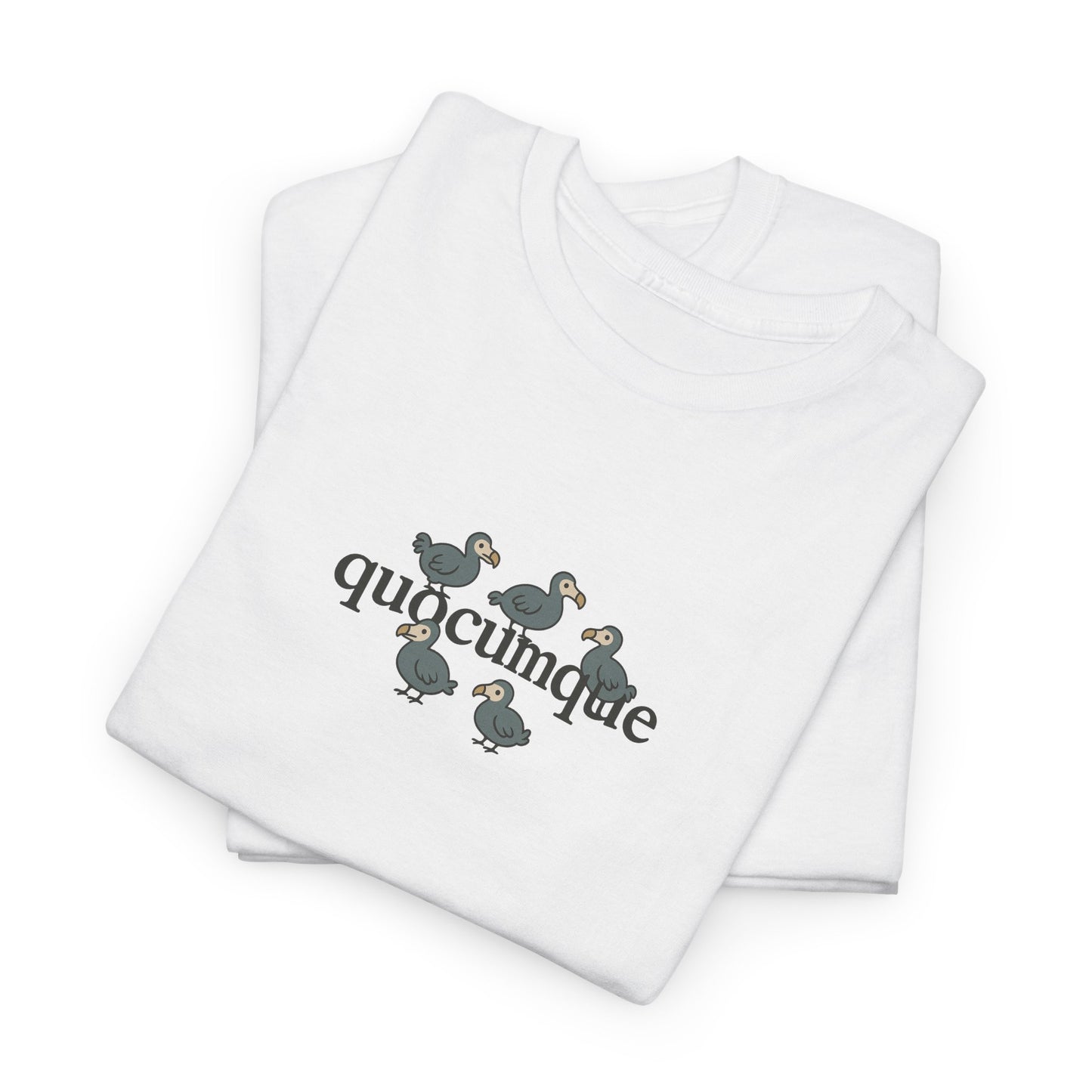 T-shirt Quocumque, "Patrouille Dodo", Île de La Réunion, Confort Coton, Elégant, Souvenir Unique, Cadeau, Unisexe, Esprit Voyageur, Créole, Bourbon