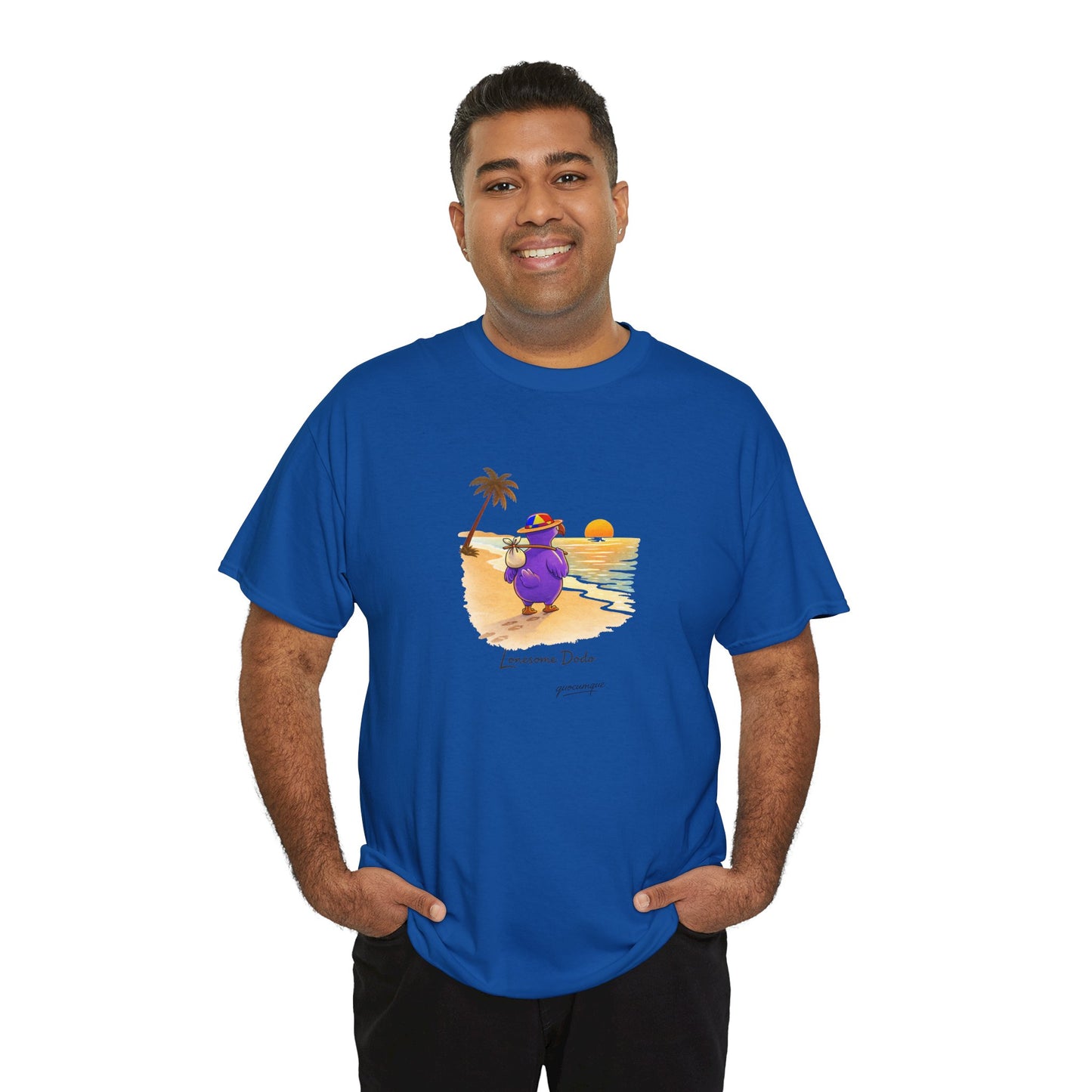 Copy of T-shirt "Lonesome Dodo", Confort Coton, Sobre, Elégant, Souvenir Unique, Cadeau, Unisexe, Esprit Voyageur, Adulte